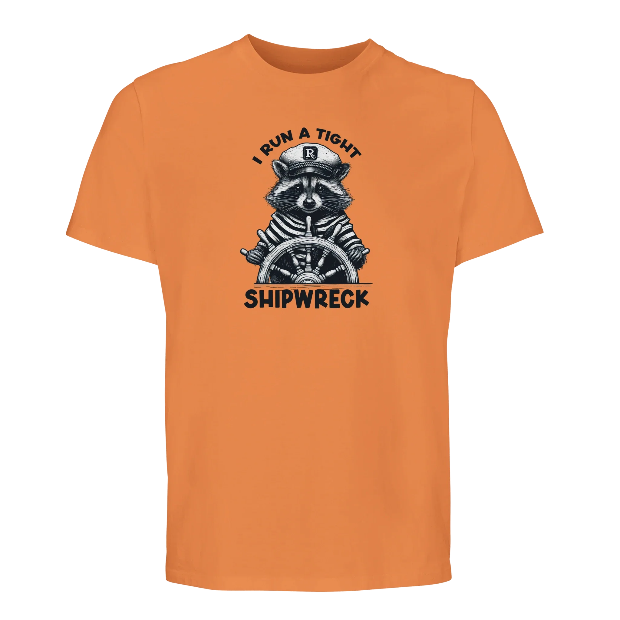 100% Organic Unisex T-Shirt/I-Run-A-Tight-Shirewreck