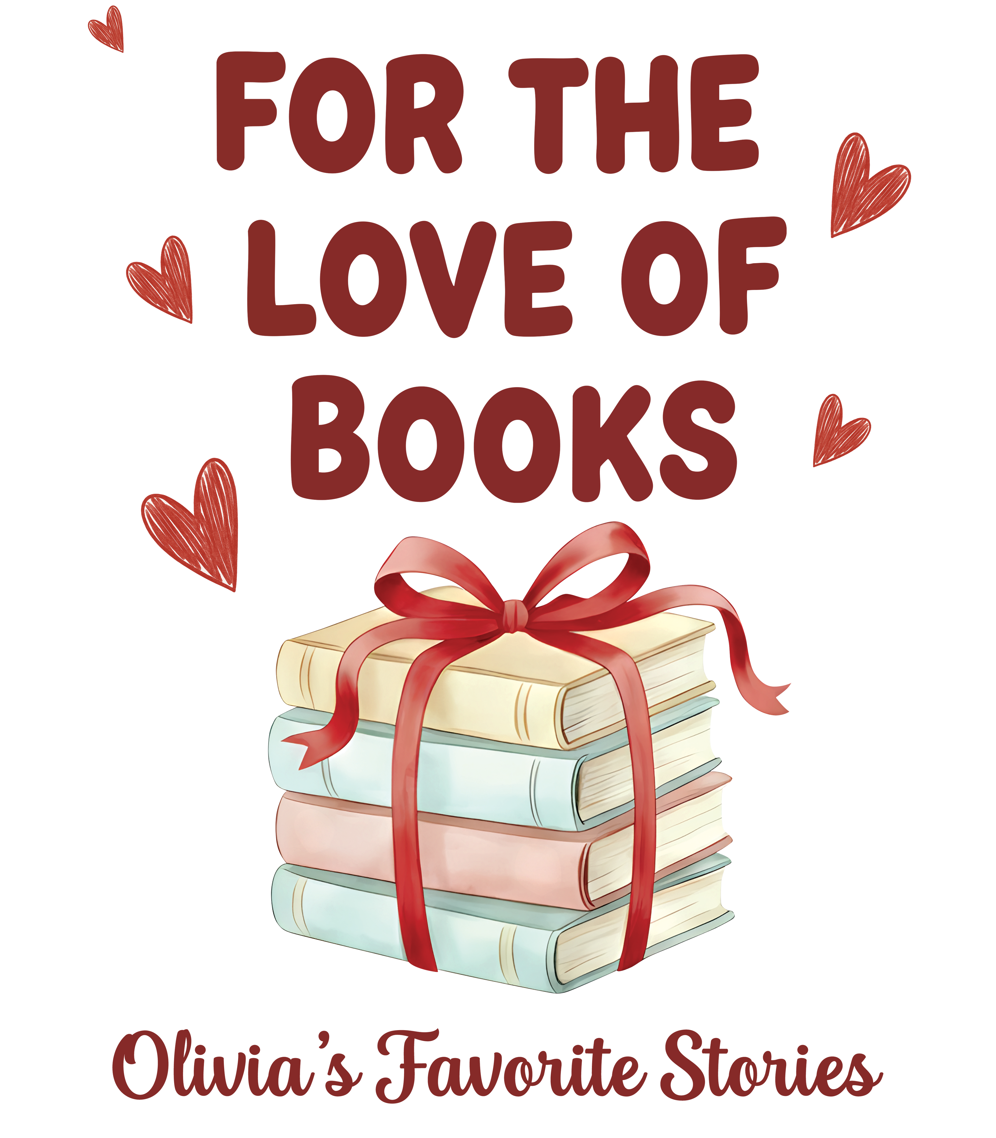 For The Love Of Books Mug – Personalized Book Lover Gift – Custom Reader Coffee Cup – Ringer Mug 11oz 15oz |Mug 110