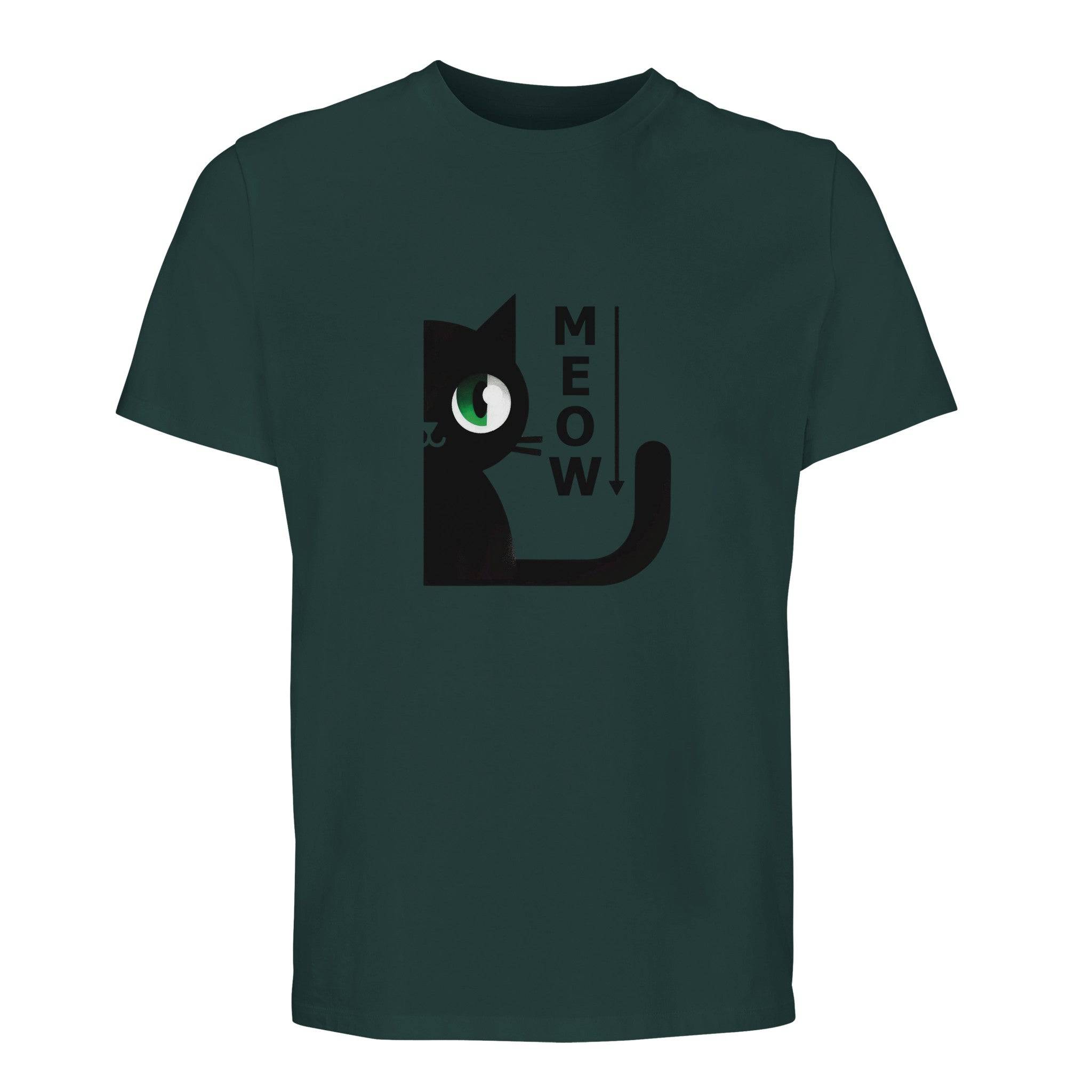 100% Organic Unisex T-shirt/Cat-Meow