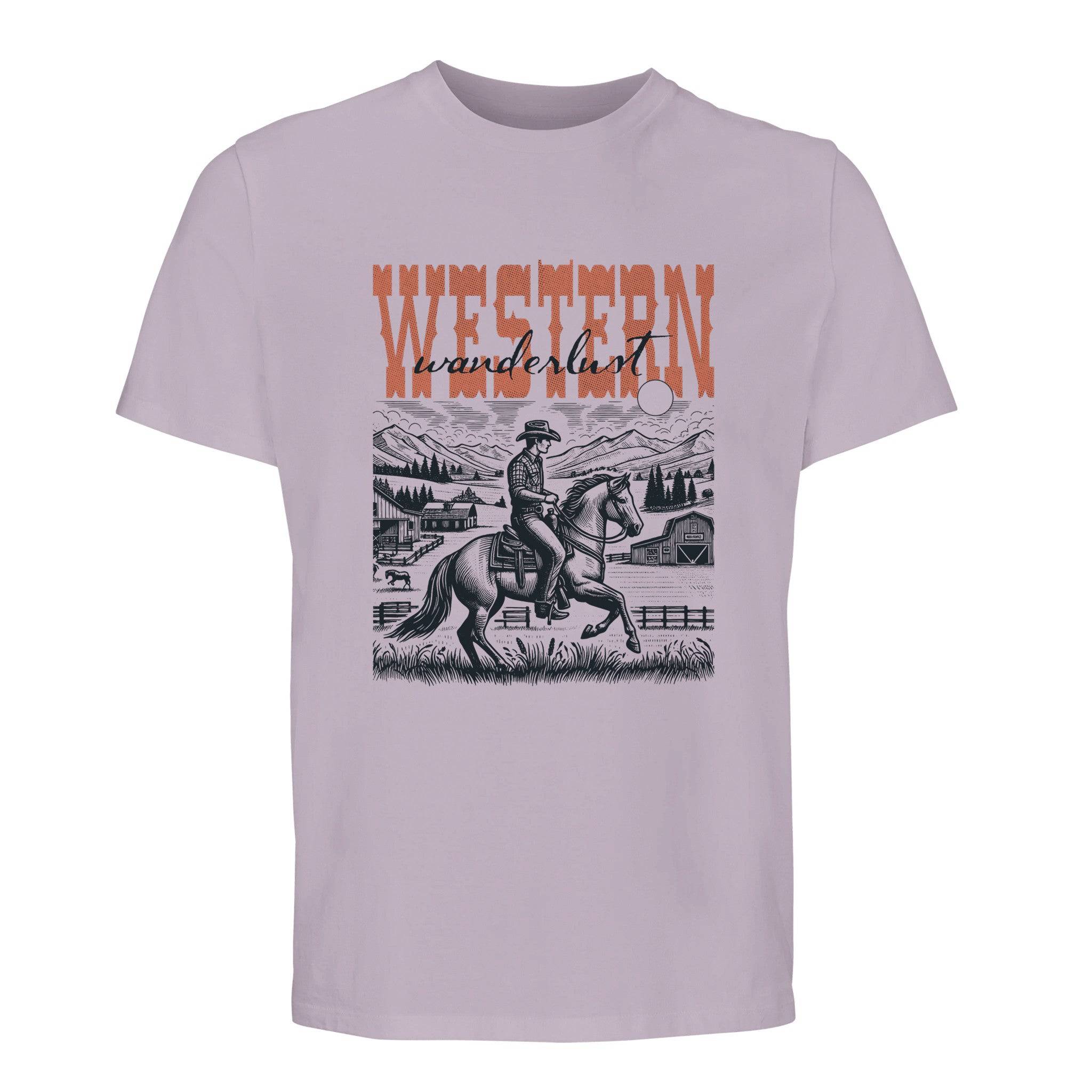 100% Organic Unisex T-shirt/Western-Cowboy