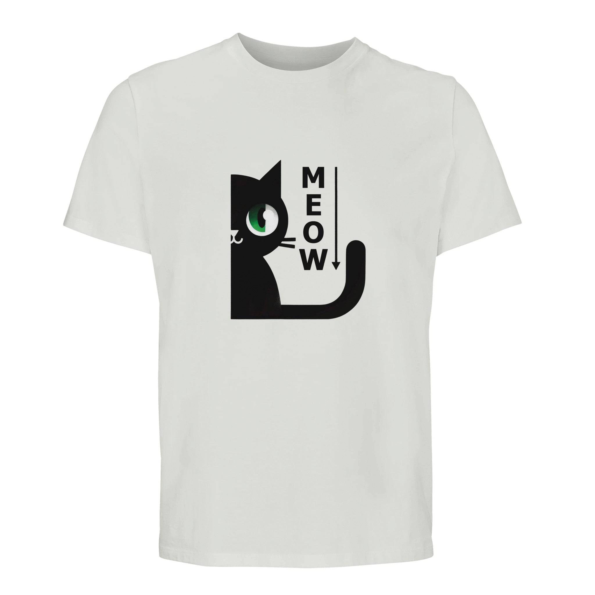100% Organic Unisex T-shirt/Cat-Meow