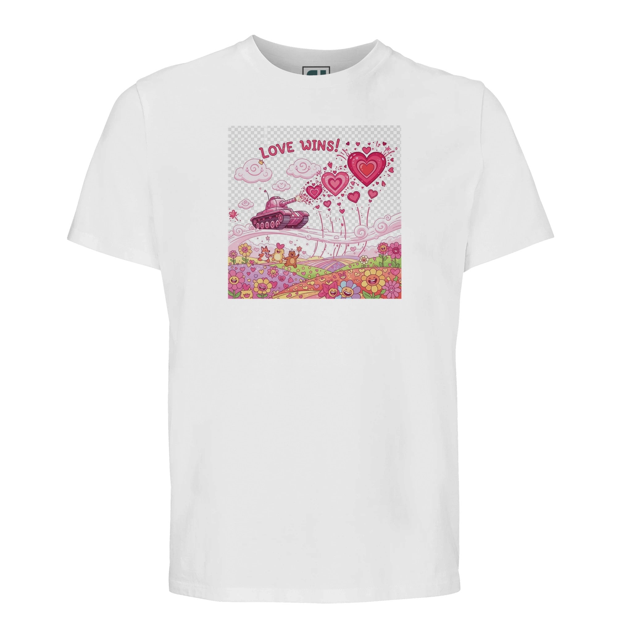 Love Wins! Whimsical Hearts & Flowers/Sustainable-Organic-Cotton-Apparel