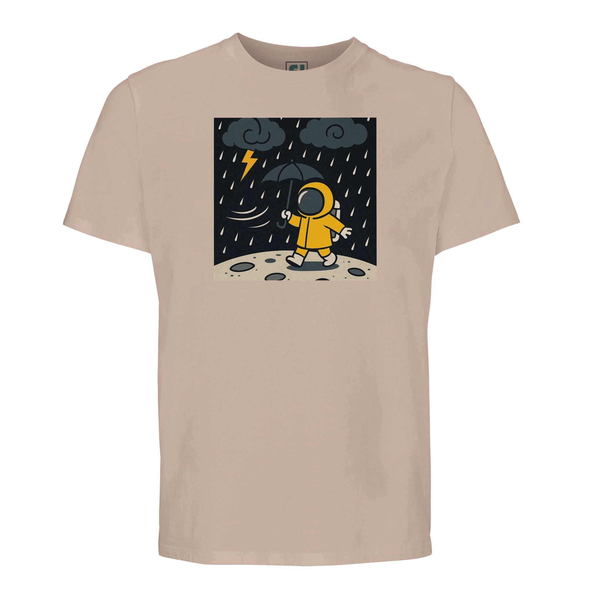 Moonwalk in the Rain Astronaut Graphic Tee/Sustainable-Organic-Cotton-Apparel