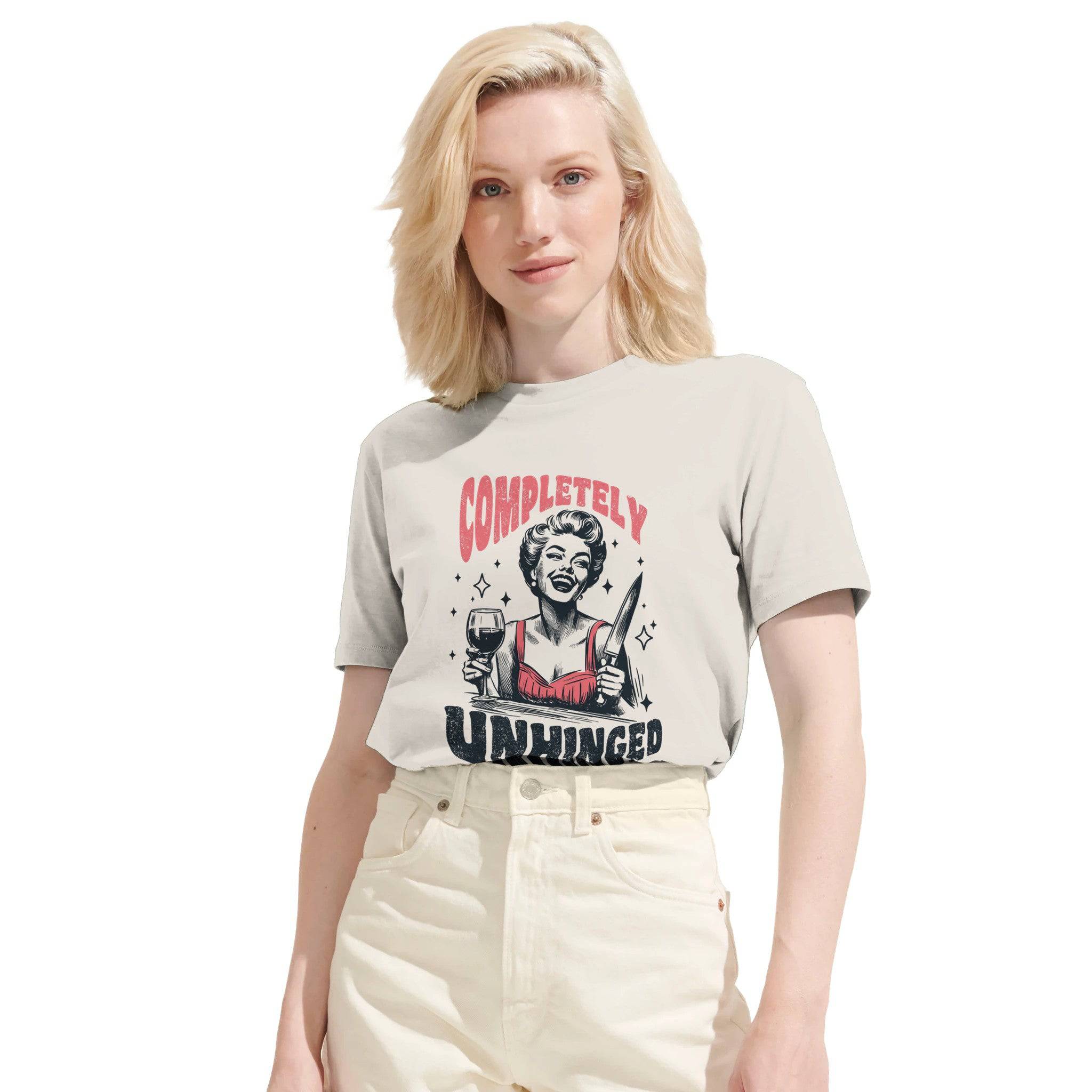 100% Organic Unisex T-shirt/Completely-Unhinged