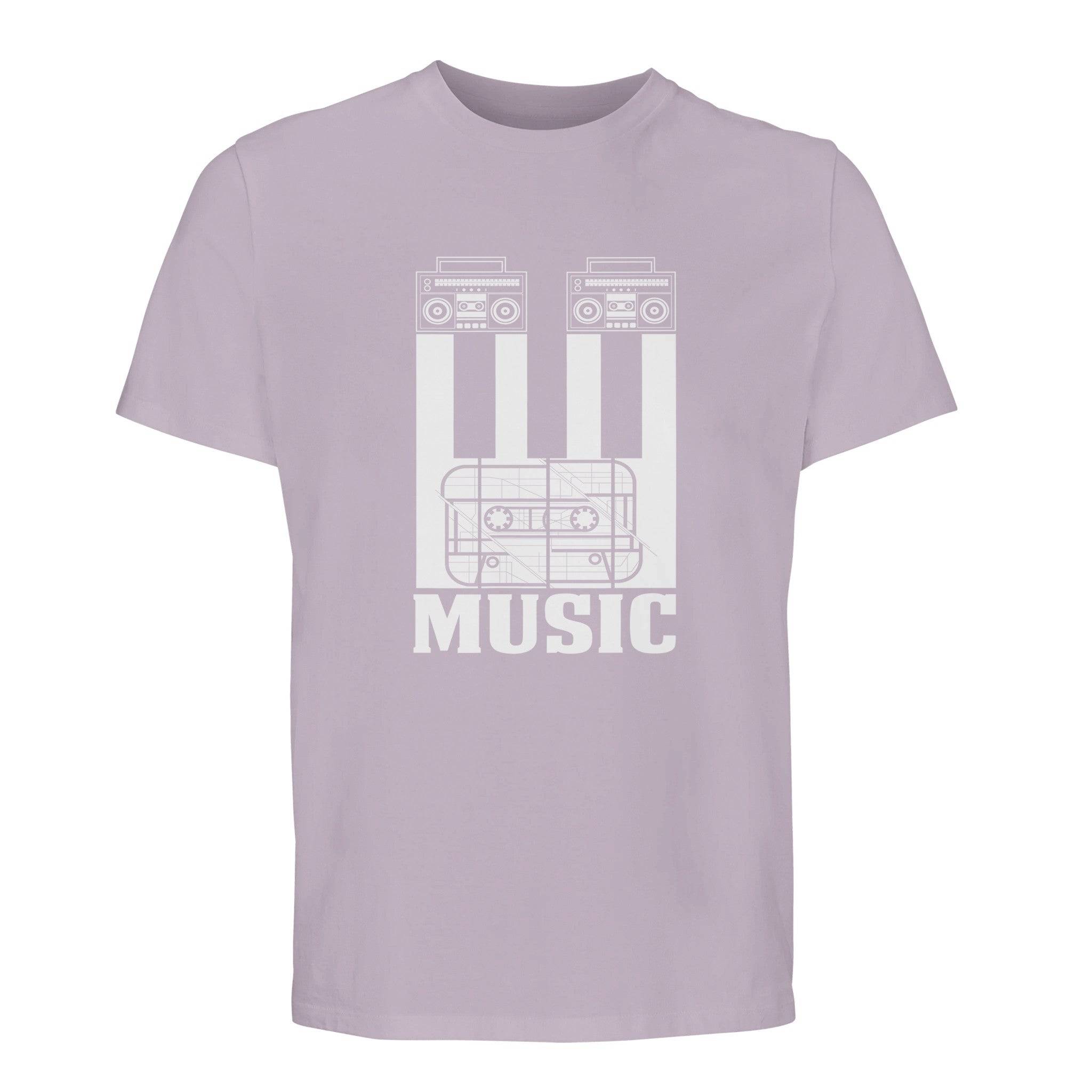 100% Organic Unisex T-shirt/Cassete-Music