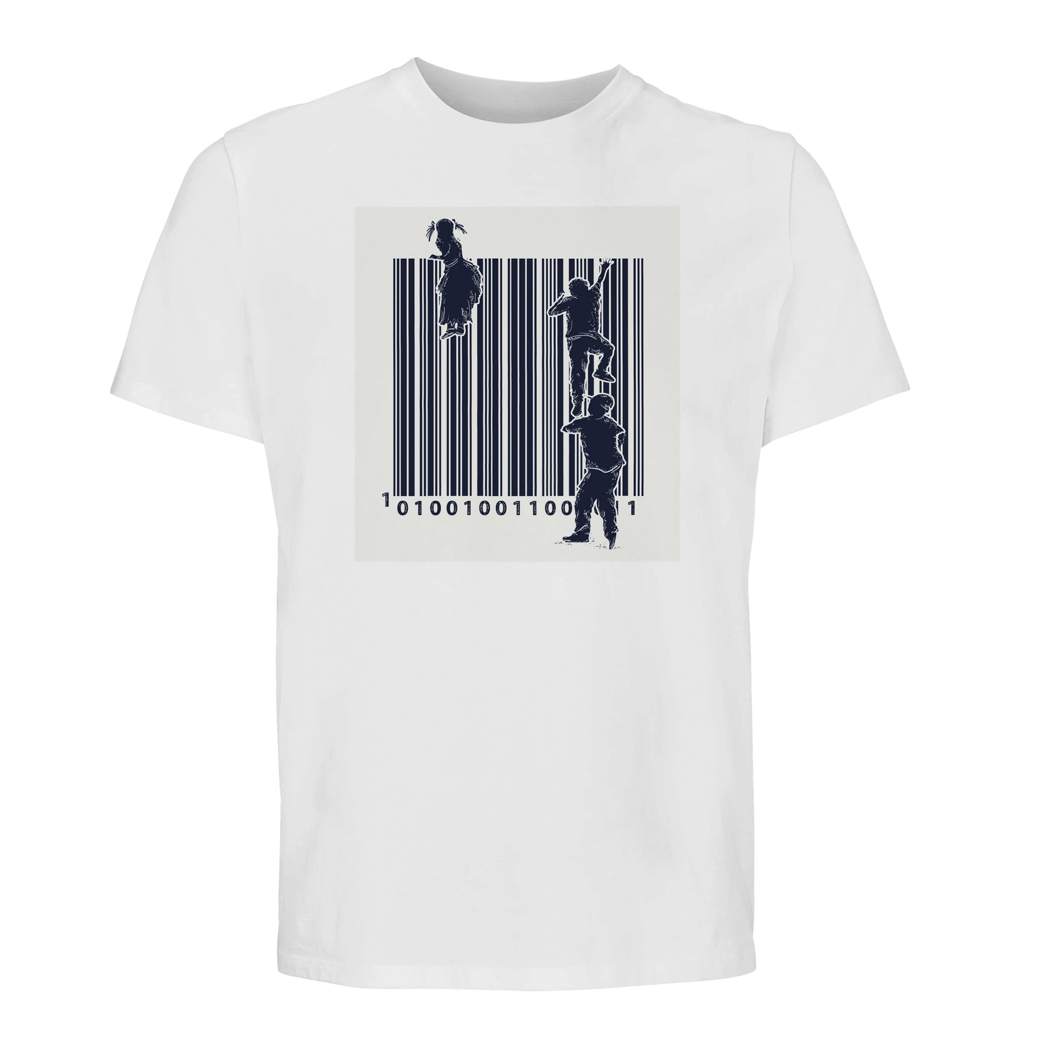 100% Organic Unisex T-shirt/Barcode-People