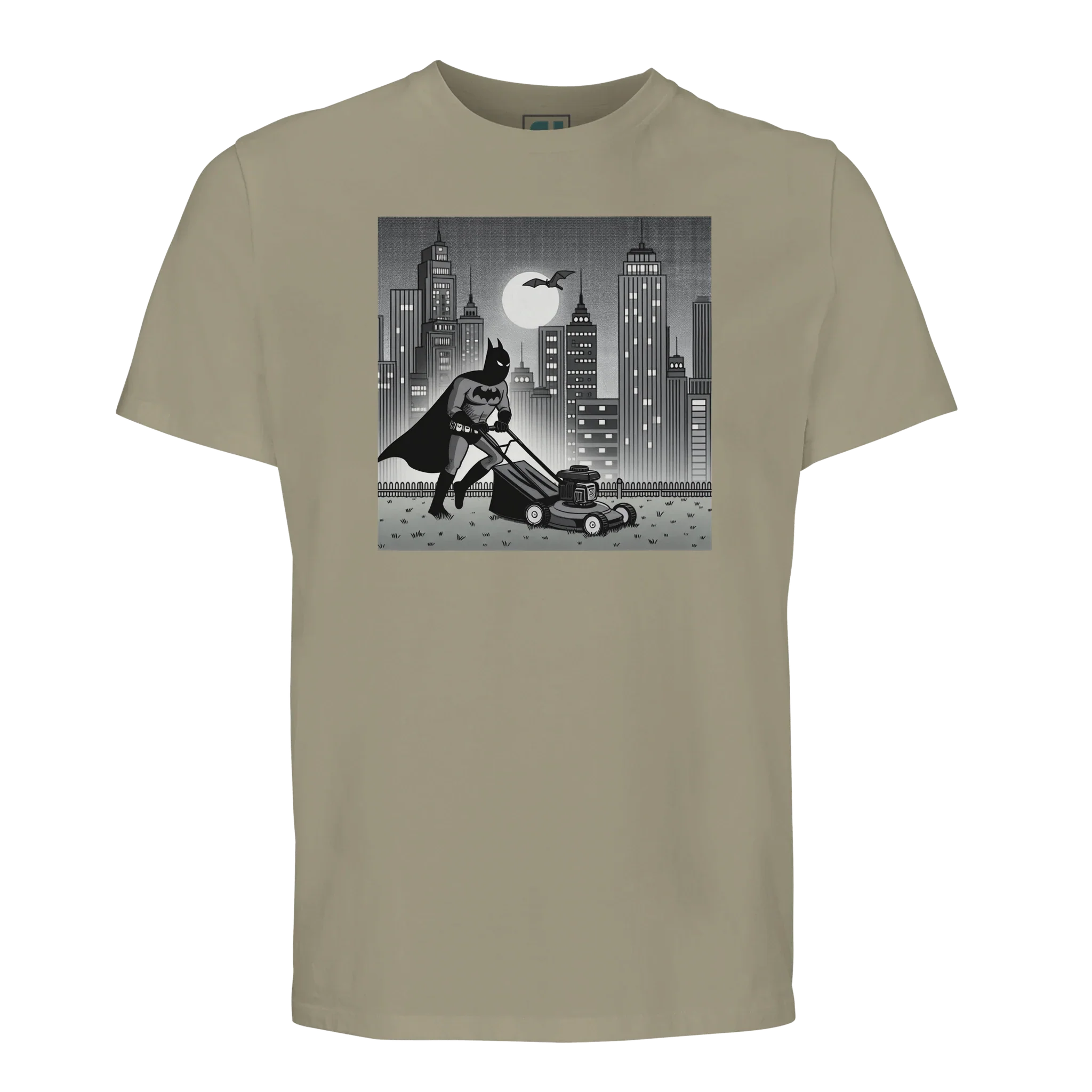 Batman Cutting The Lawn/Sustainable-Organic-Cotton-Apparel
