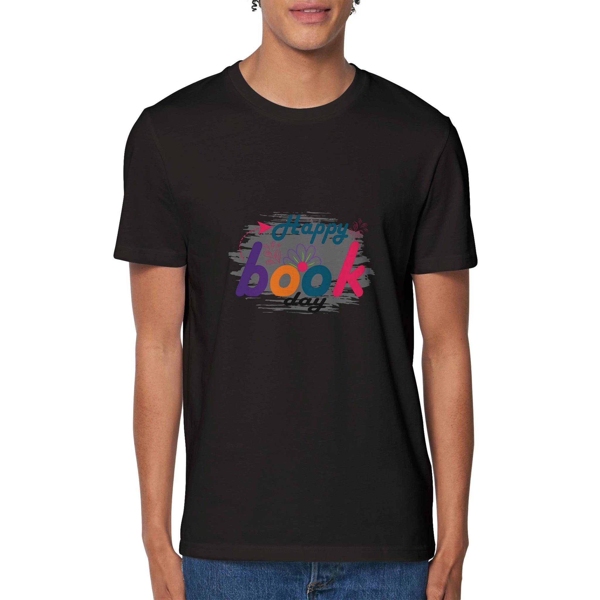 100% Organic Unisex T-shirt/Happy-Book-Day