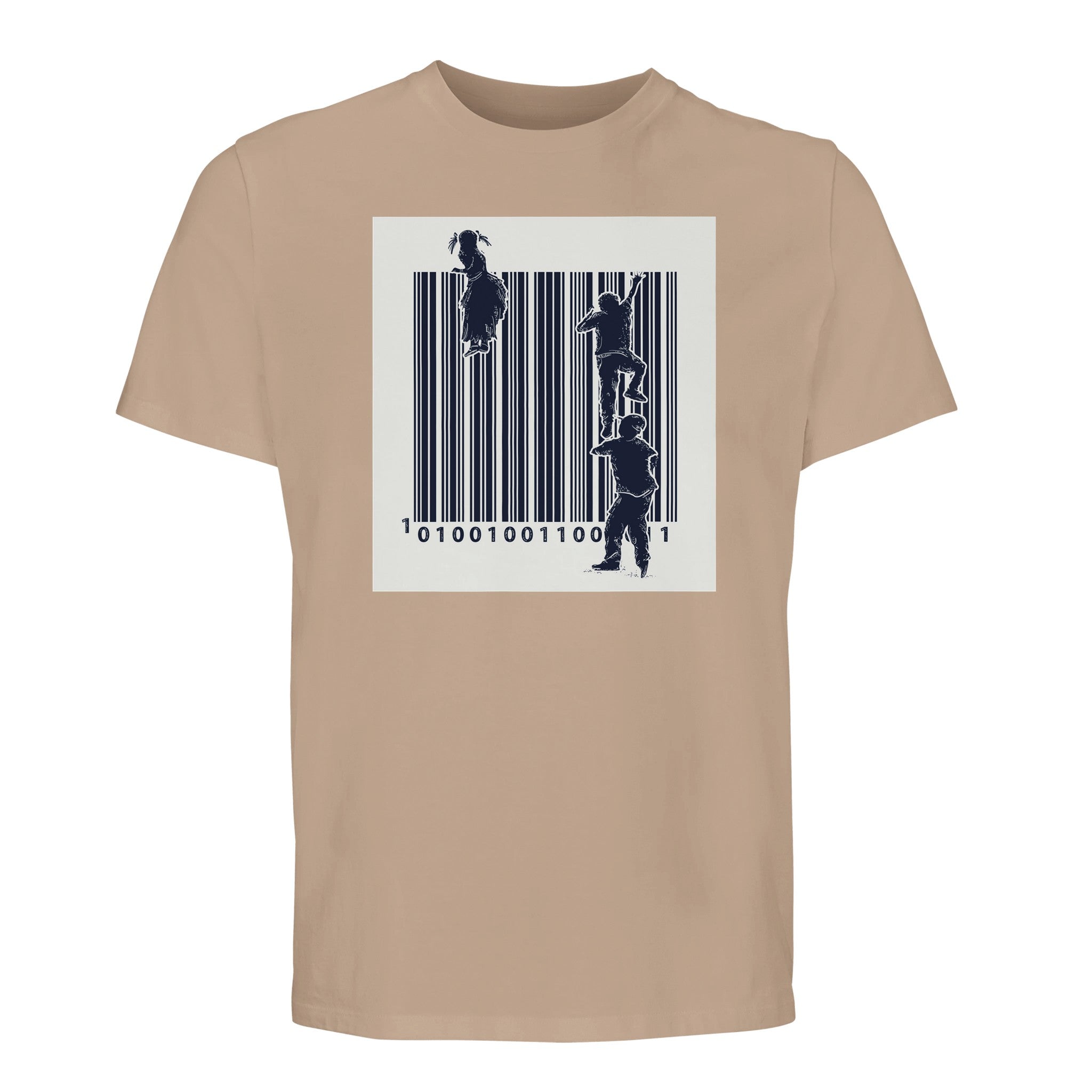 100% Organic Unisex T-shirt/Barcode-People