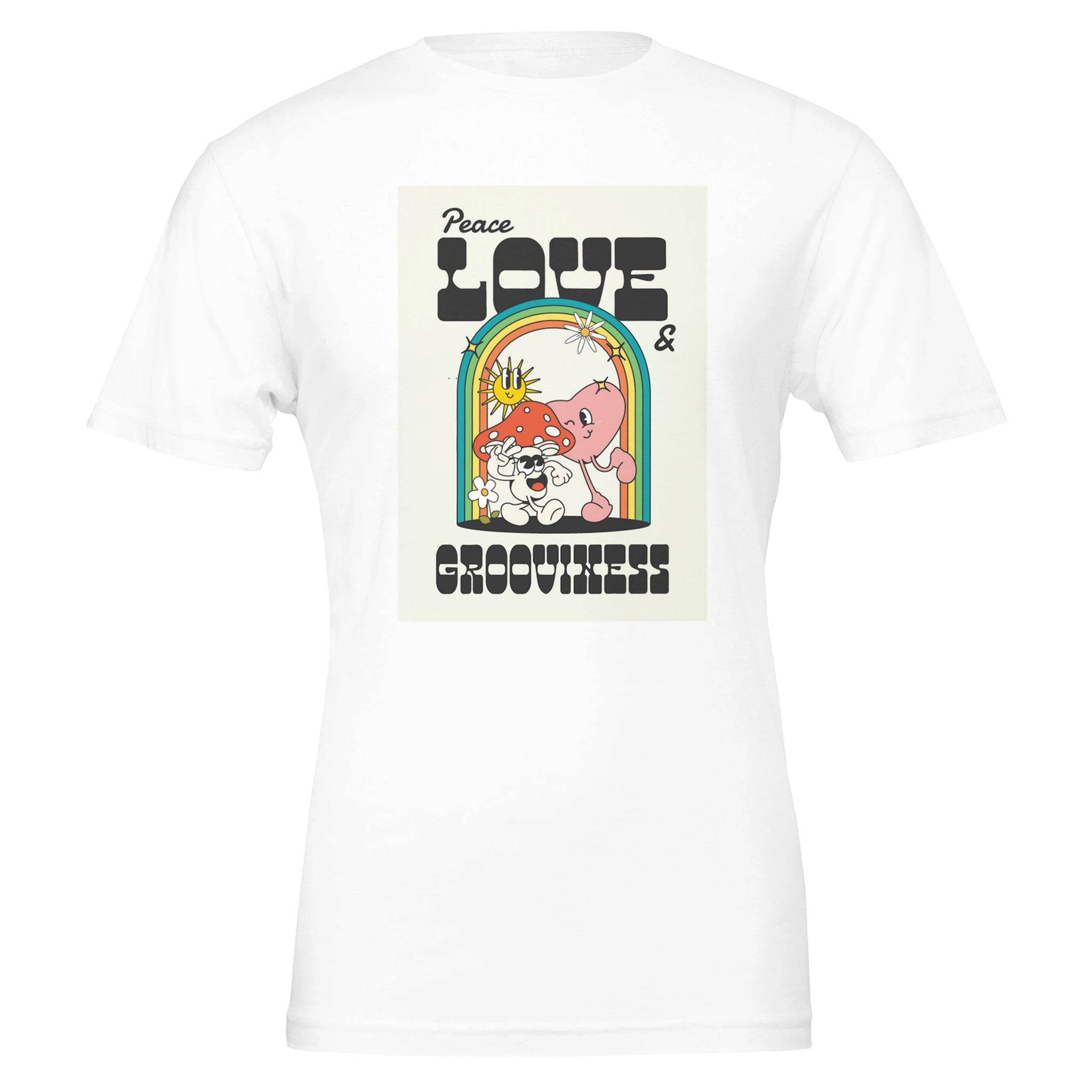 100% Organic Unisex T-shirt/Love-Retro