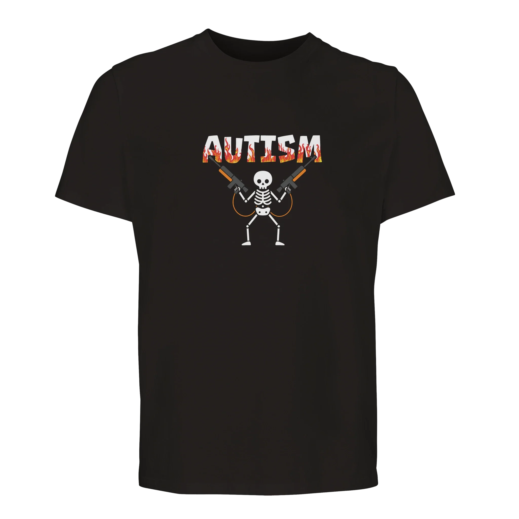 100% Organic unisex T-shirt/Autism-Skeleton