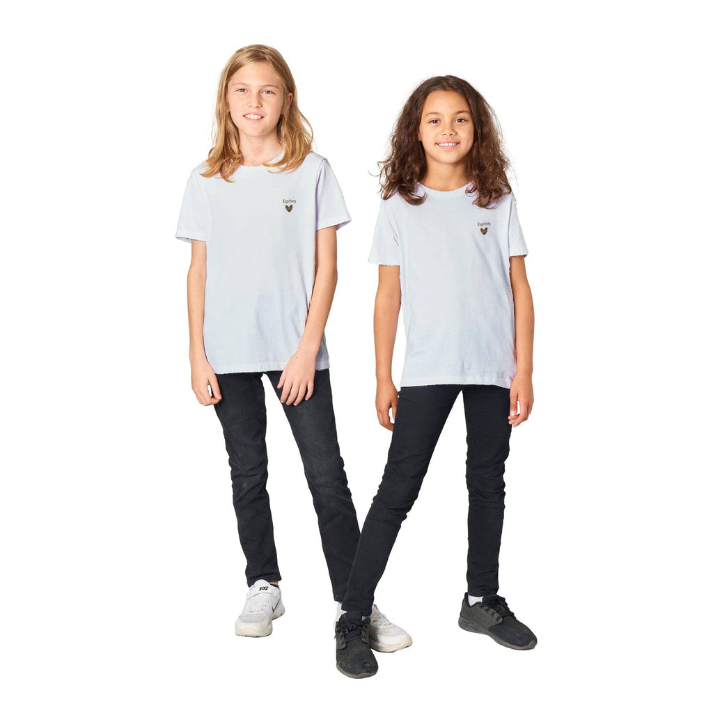 Organic Kids Crewneck T-shirt/Ειρήνη