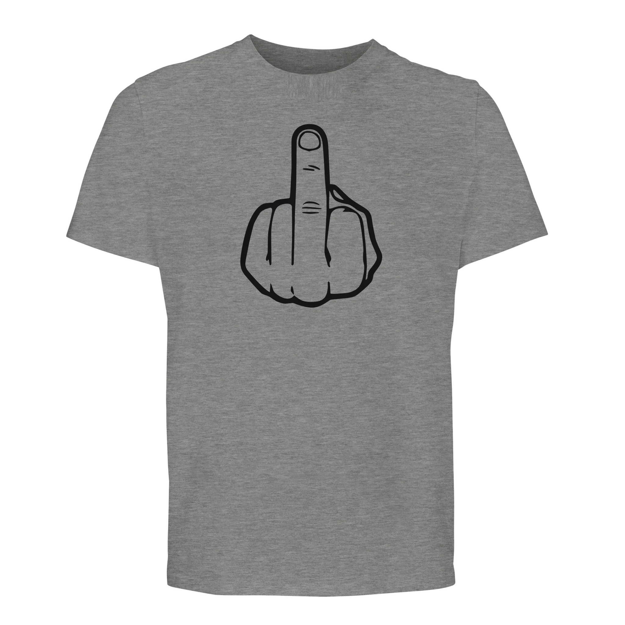100% Organic Unisex T-shirt/Middle-Finger