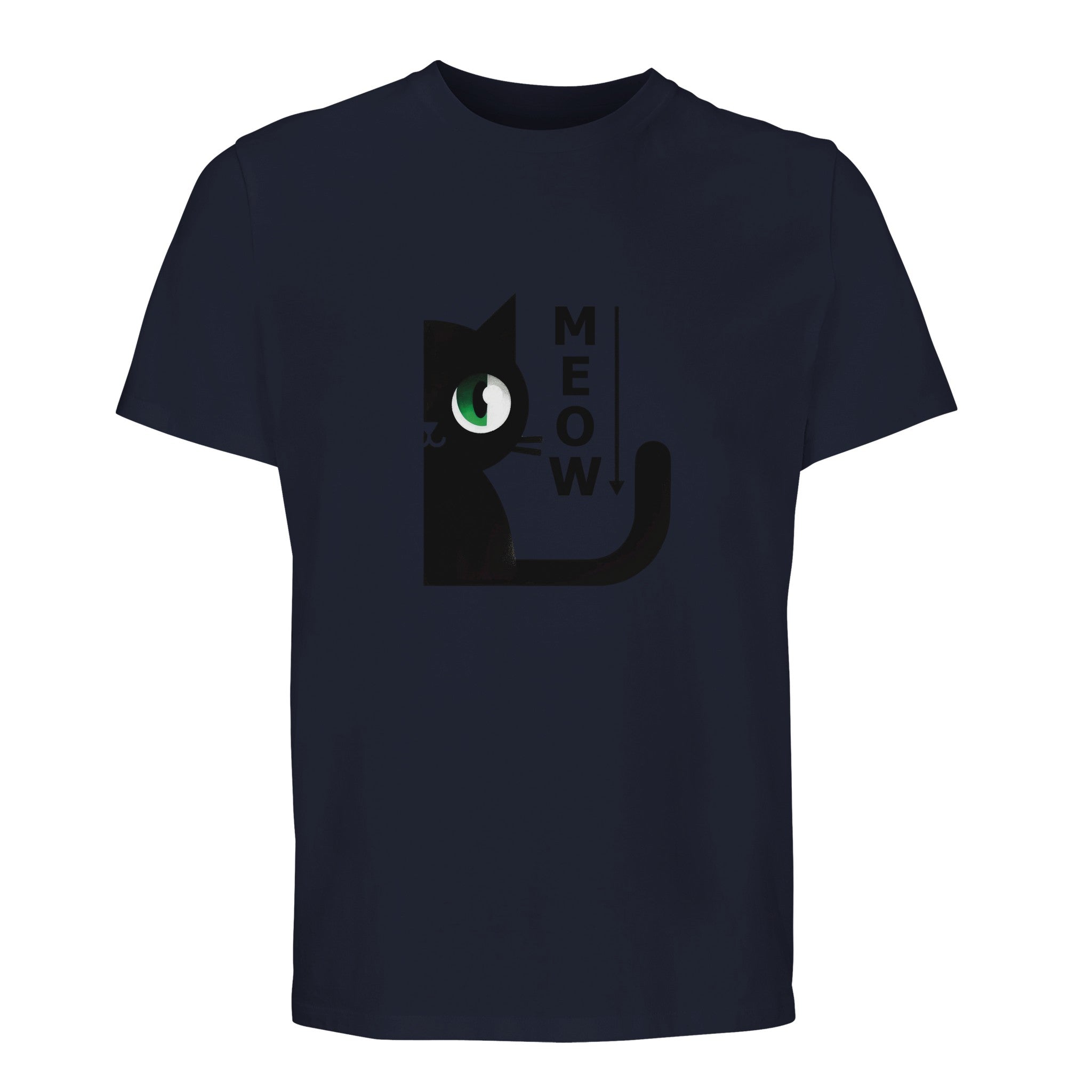 100% Organic Unisex T-shirt/Cat-Meow
