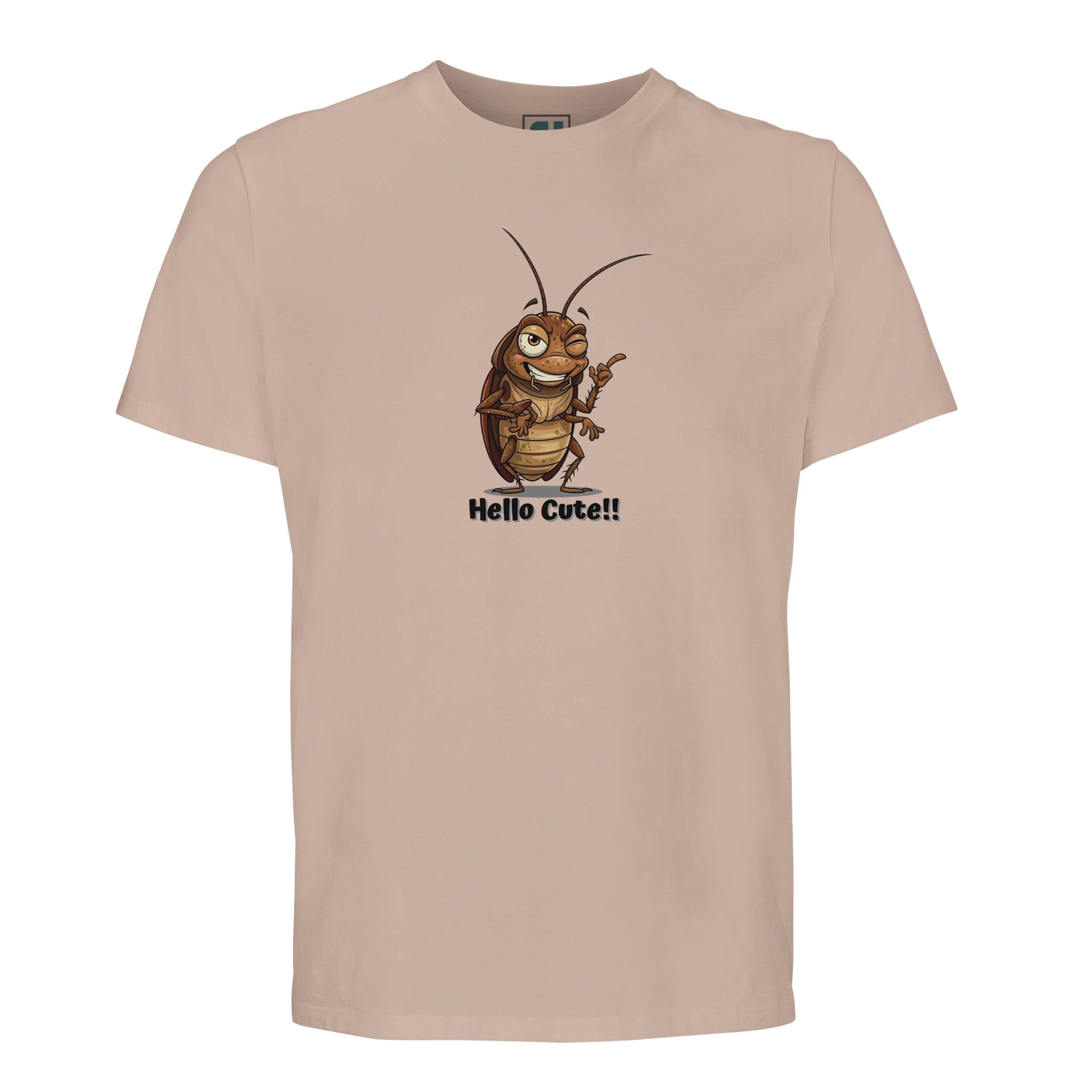 Wacky Winking Cockroach /Playful Insect Art Apparel in/Sustainable-Organic-Cotton-Apparel