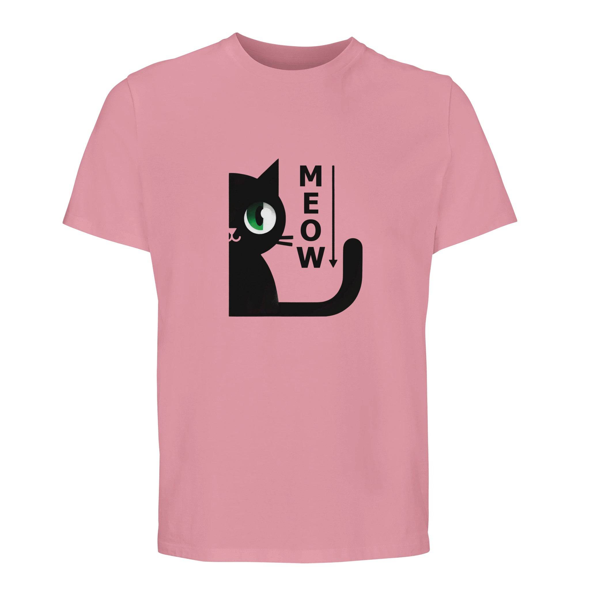 100% Organic Unisex T-shirt/Cat-Meow