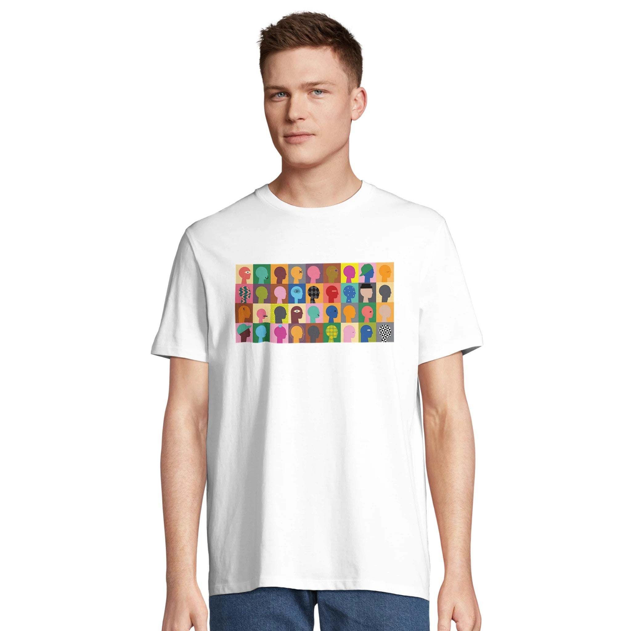 100% Organic Unisex T-shirt/Abstract-People-New