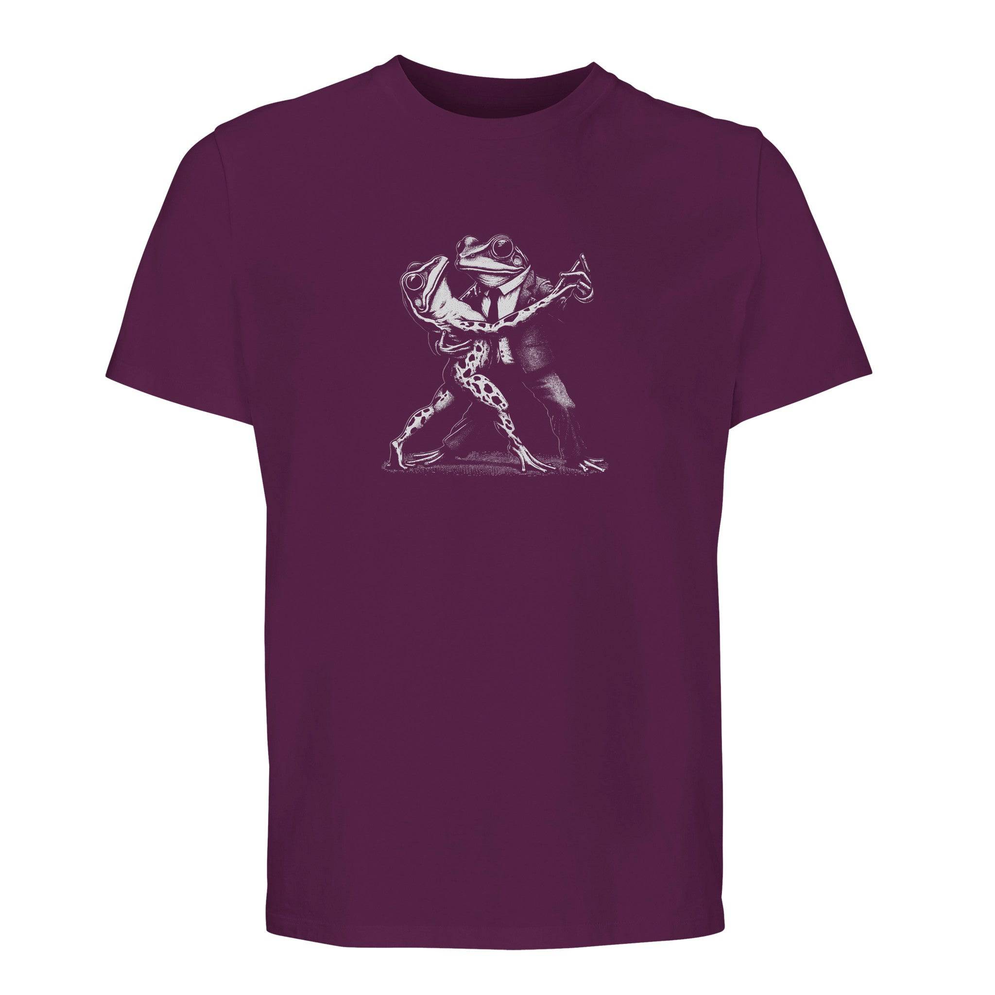 100% Organic Unisex T-shirt/Frogs-Dancing