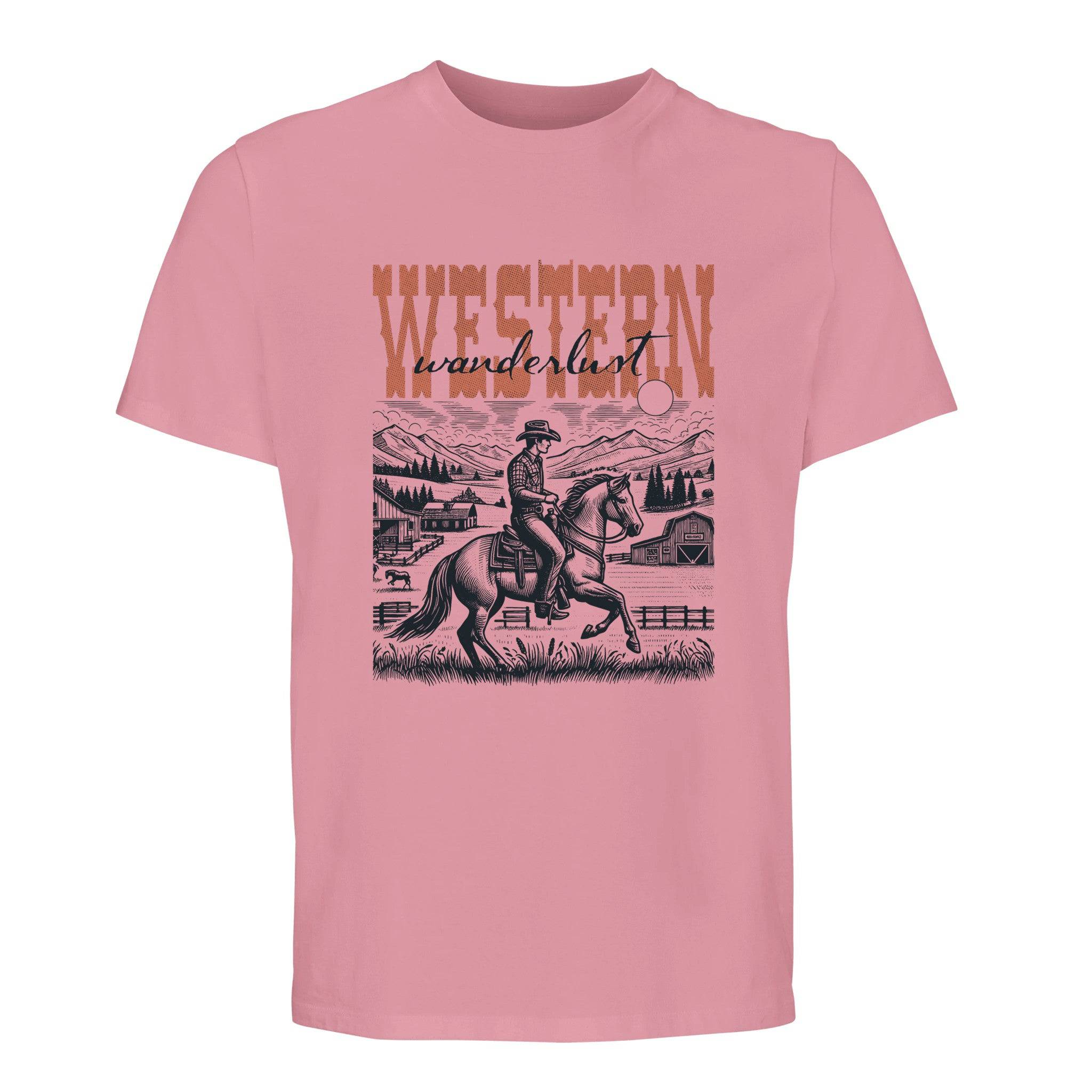 100% Organic Unisex T-shirt/Western-Cowboy