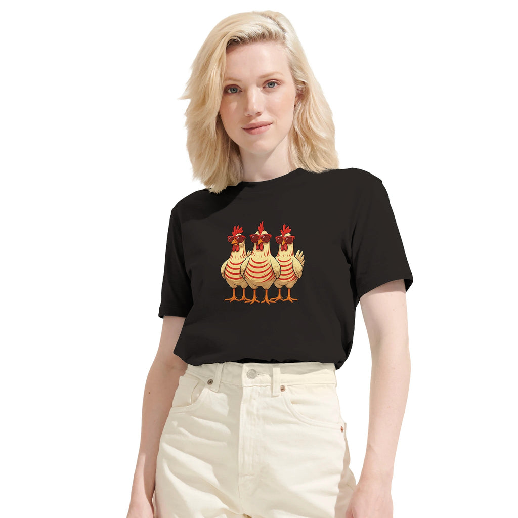Cool Chickens with Sunglasses/Sustainable-Organic-Cotton-Apparel
