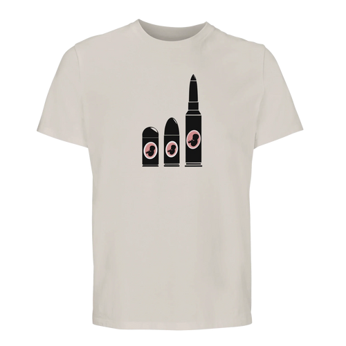 100% Organic Unisex T-shirt/Bullets-Babies