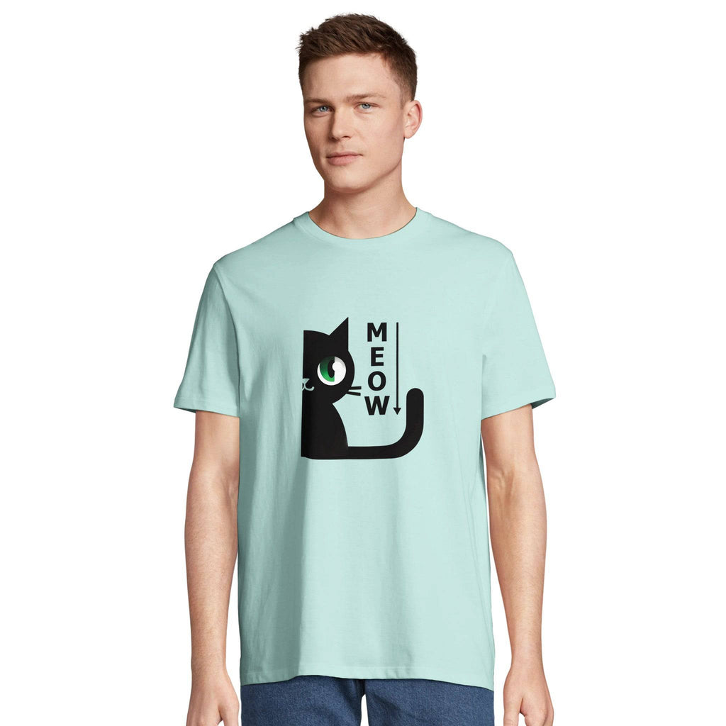 100% Organic Unisex T-shirt/Cat-Meow