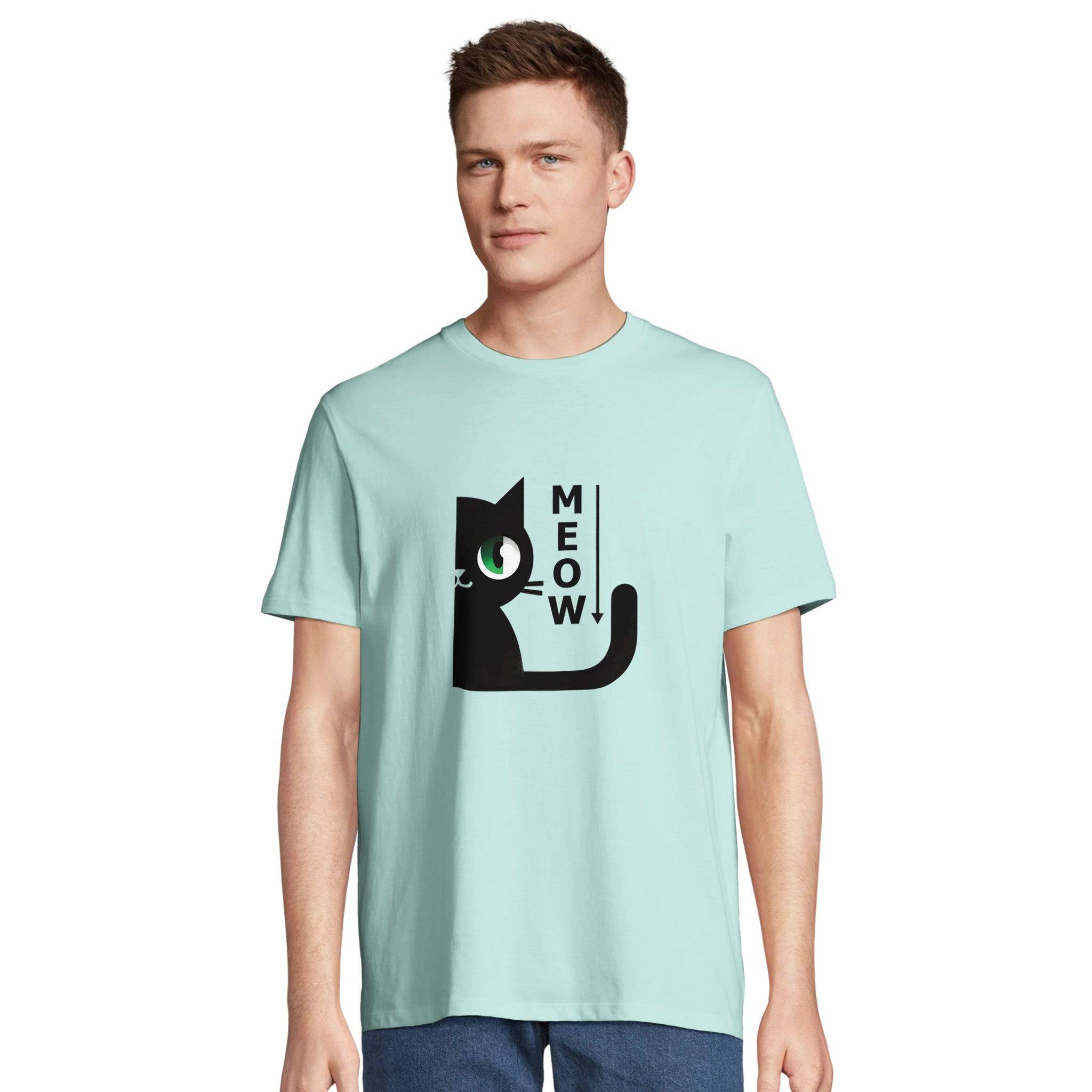 100% Organic Unisex T-shirt/Cat-Meow