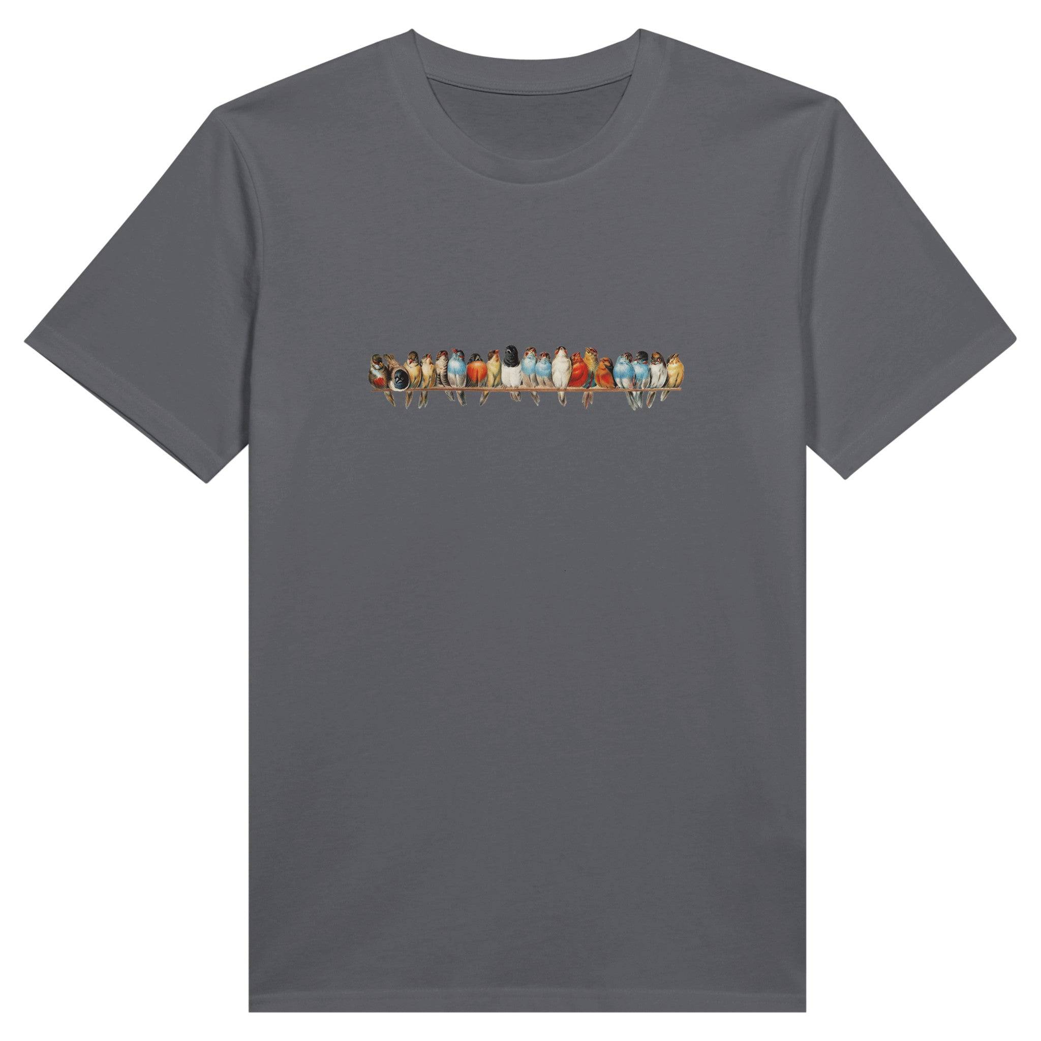 100% Organic Unisex T-shirt/Birds-On-The-Wire