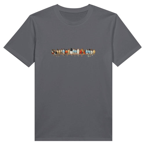 100% Organic Unisex T-shirt/Birds-On-The-Wire