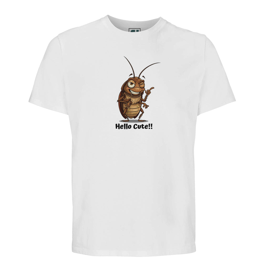 Wacky Winking Cockroach /Playful Insect Art Apparel in/Sustainable-Organic-Cotton-Apparel