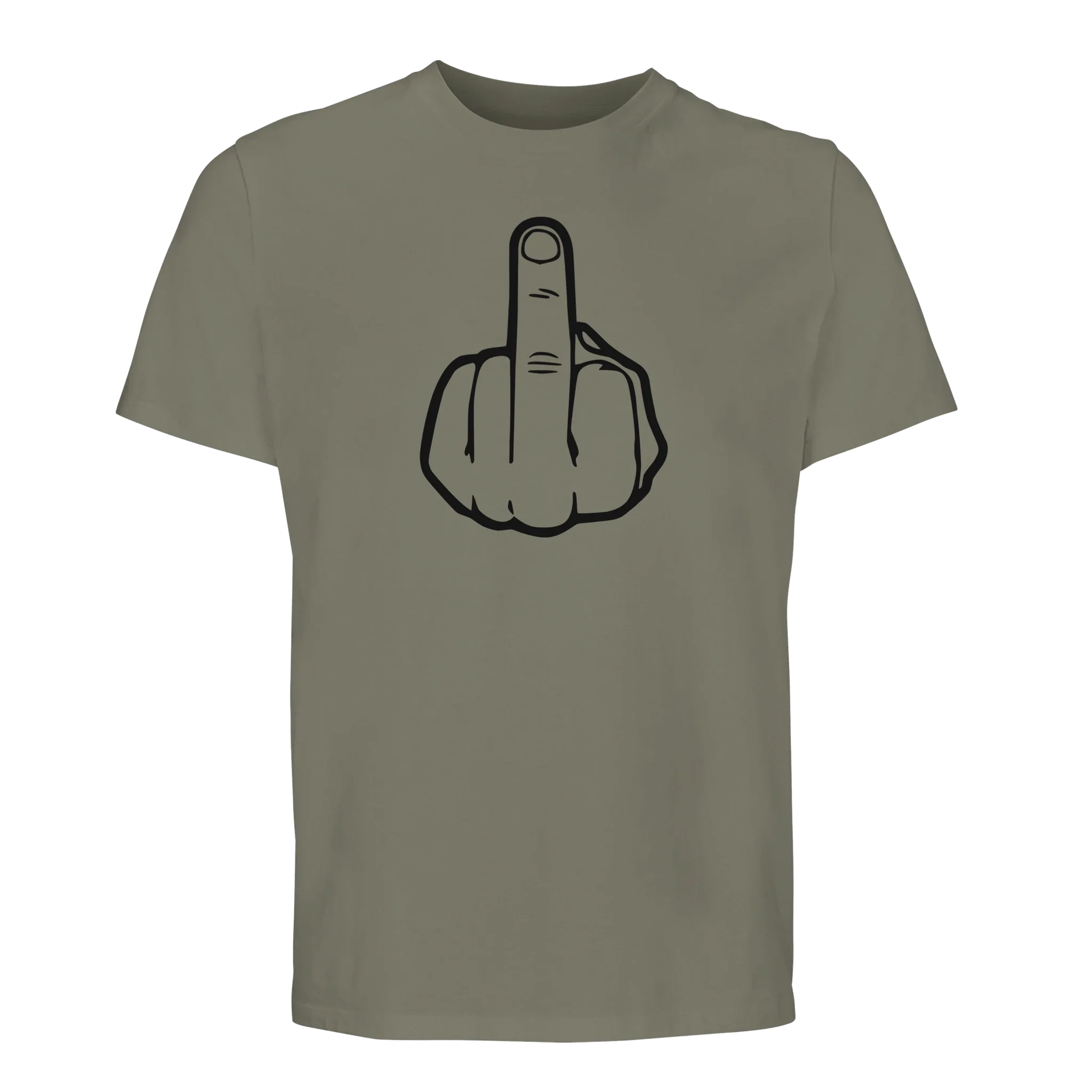 100% Organic Unisex T-shirt/Middle-Finger