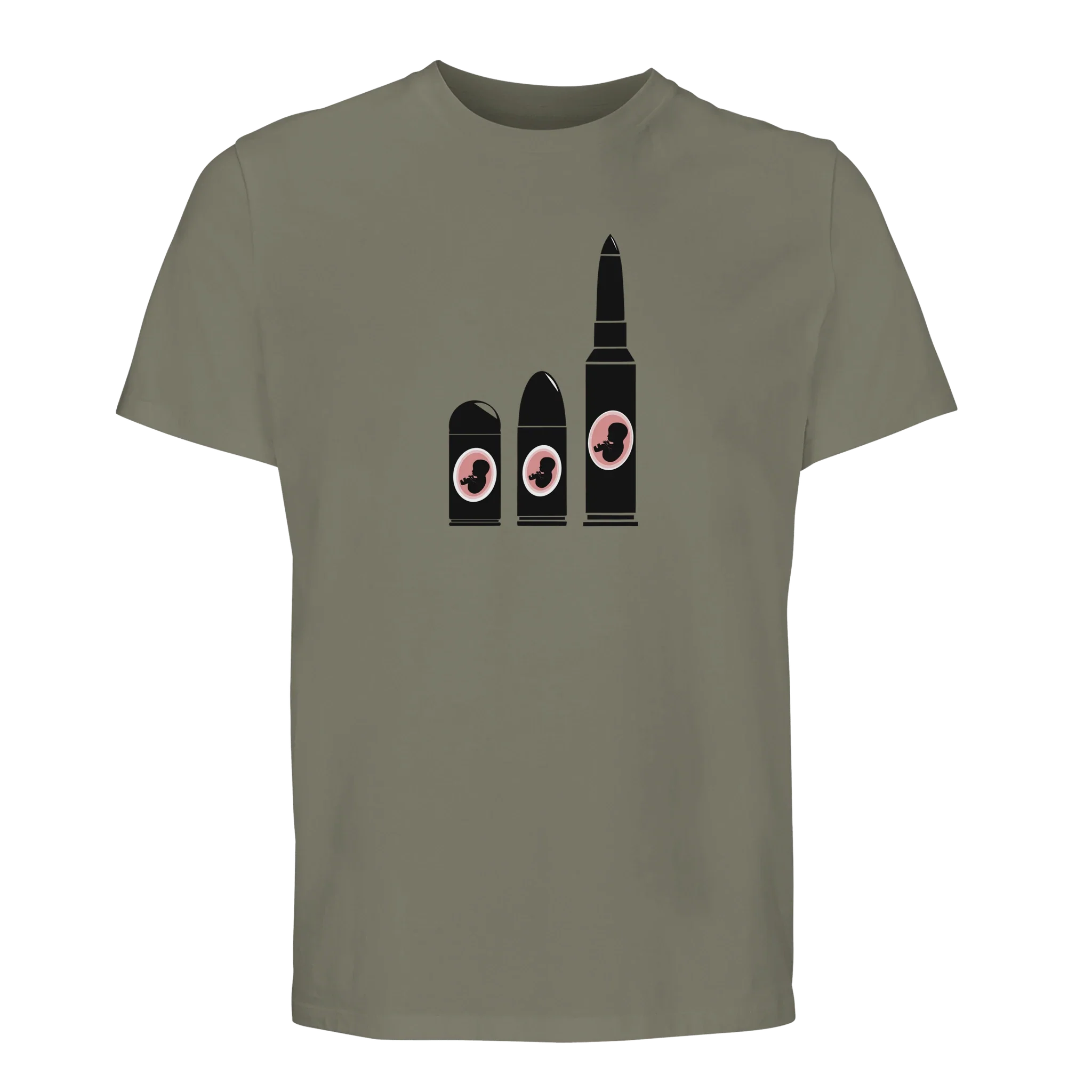 100% Organic Unisex T-shirt/Bullets-Babies