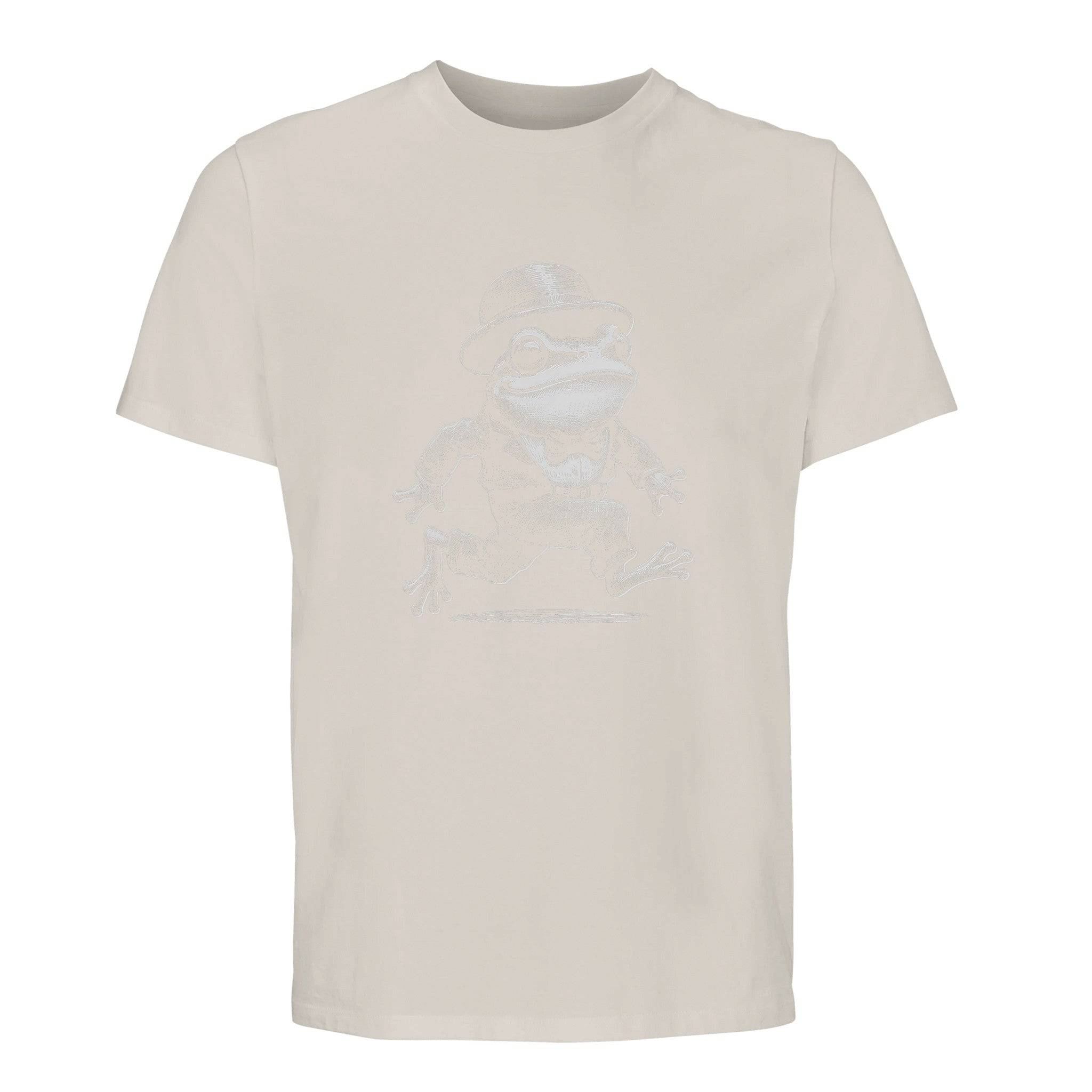 100% Organic Unisex T-shirt/Frog-Running