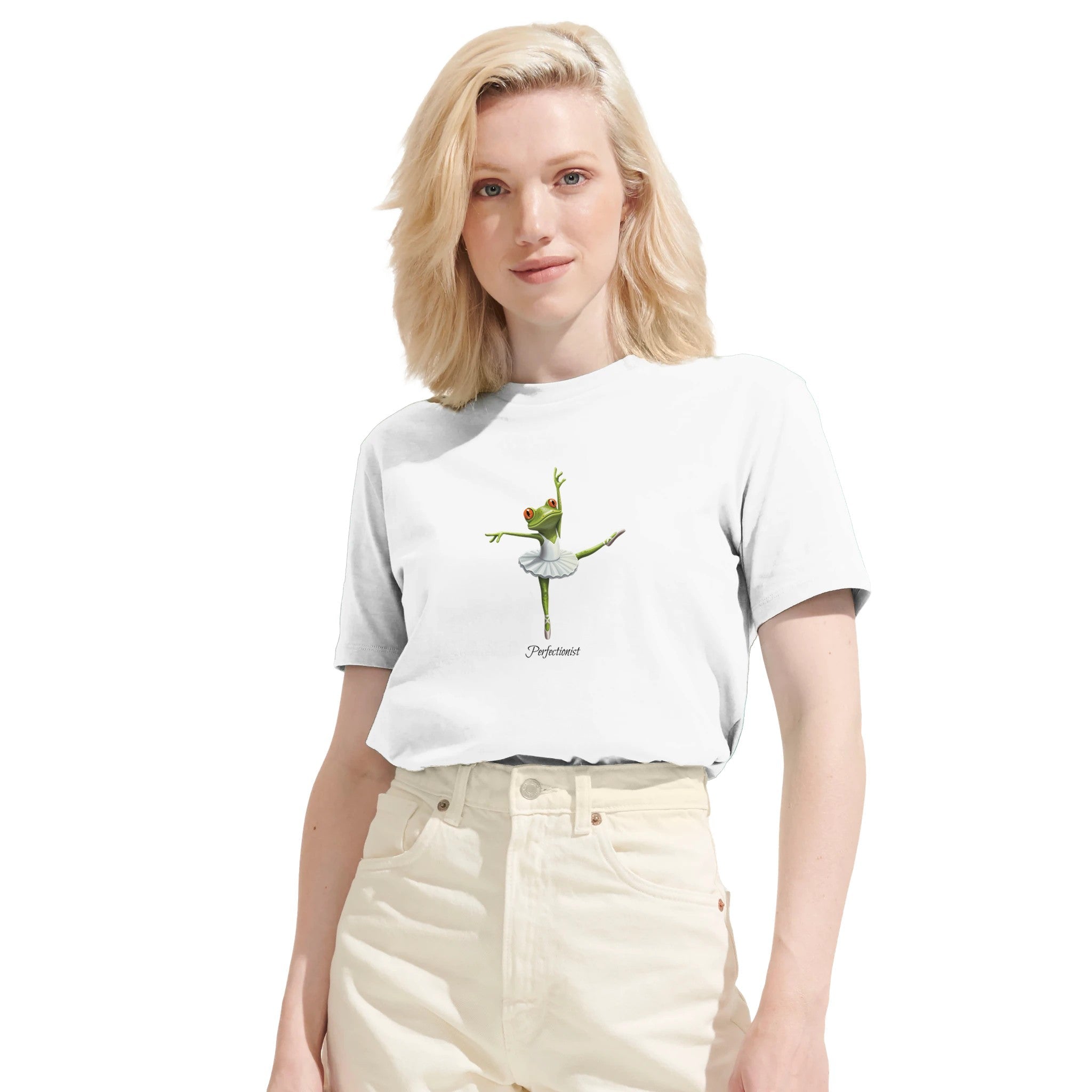 Graceful Ballerina Frog Tank Top/Sustainable-Organic-Cotton-Apparel