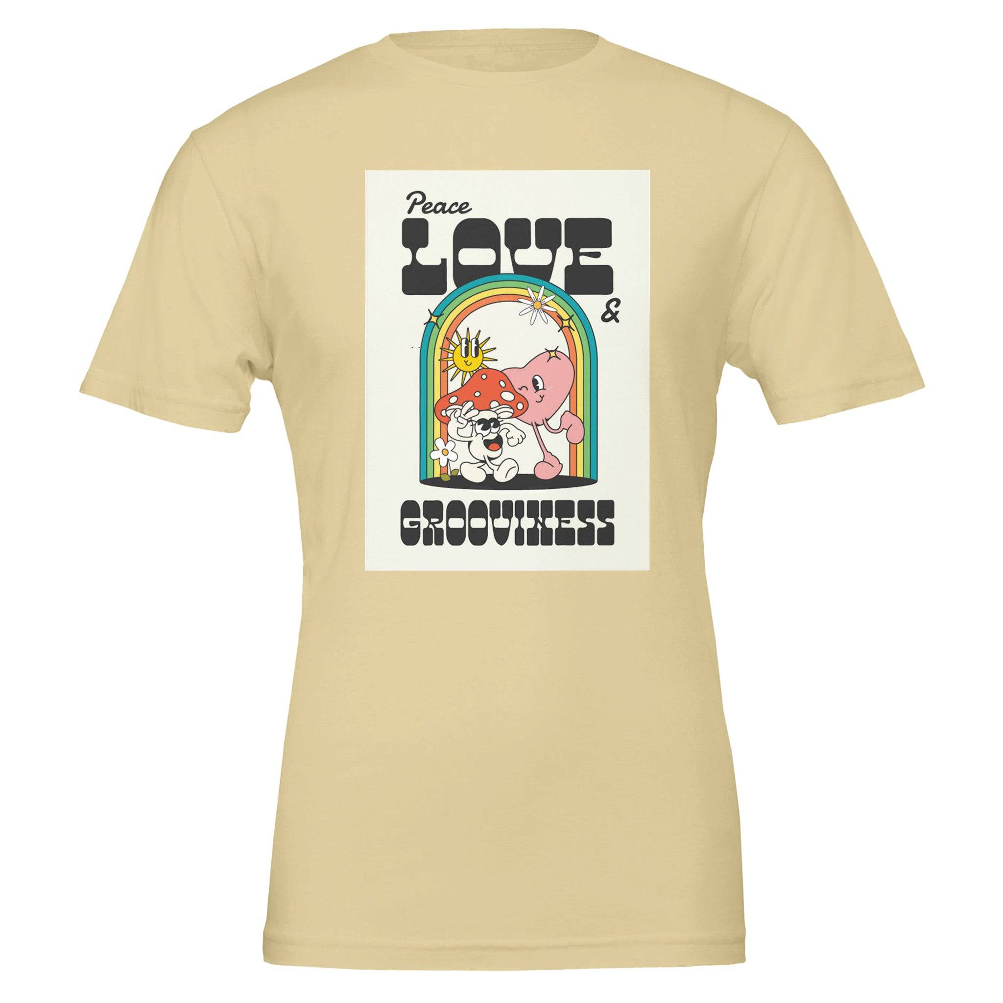 100% Organic Unisex T-shirt/Love-Retro