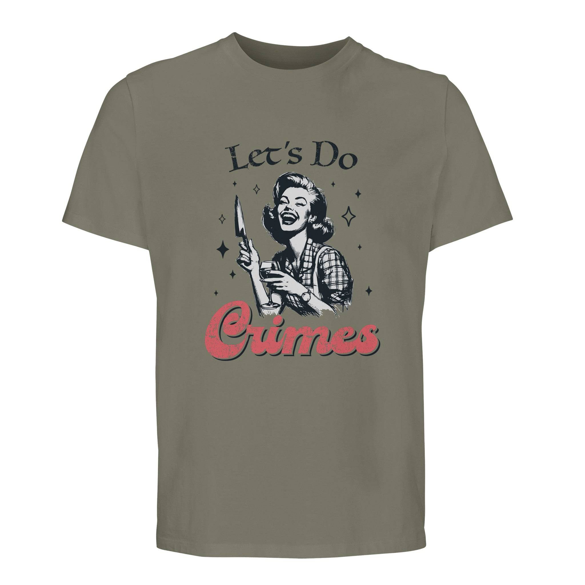 100% Organic Unisex T-shirt/Let's-Do-Crimes