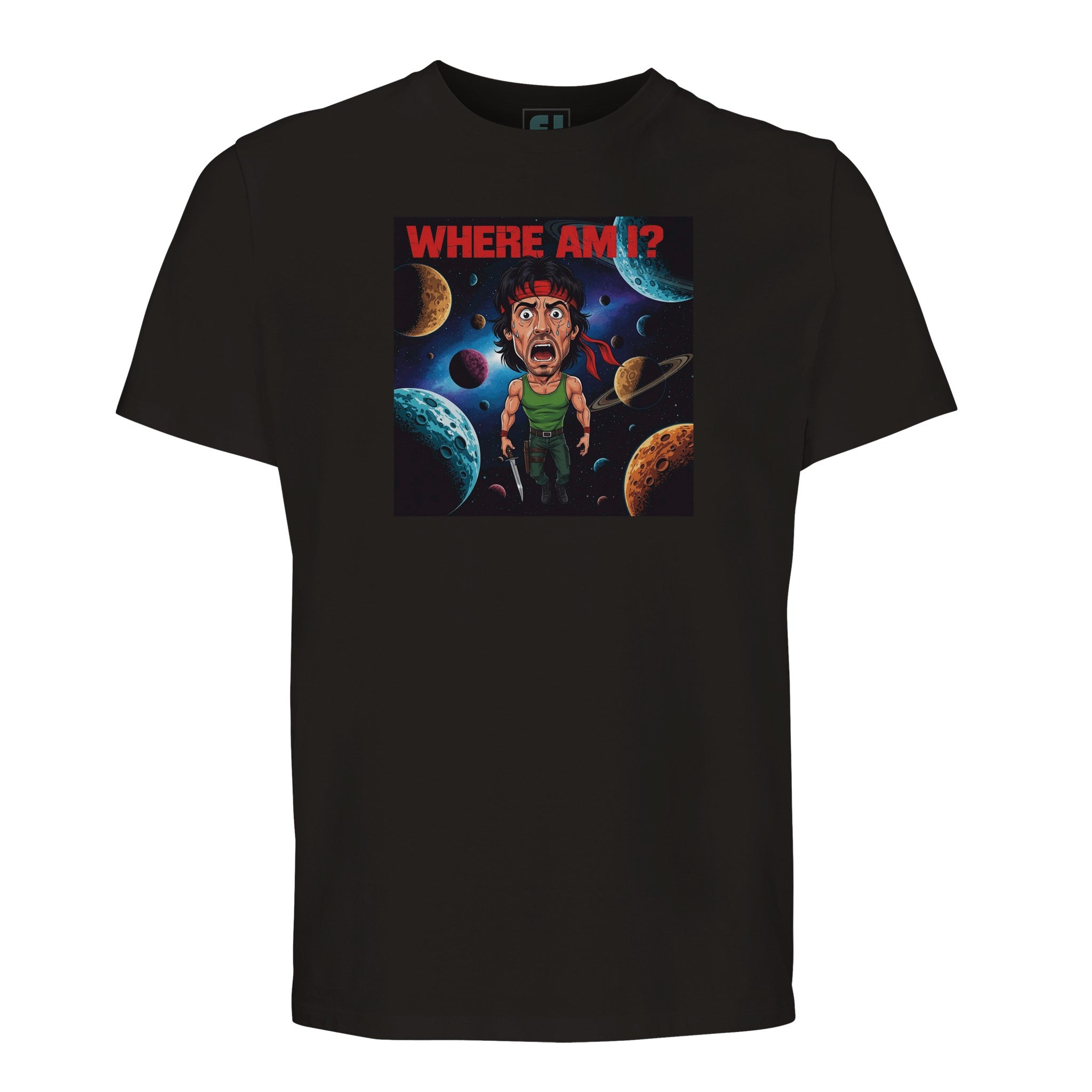 Cosmic Rambo 'WHERE AM I?'/Sustainable-Organic-Cotton-Apparel