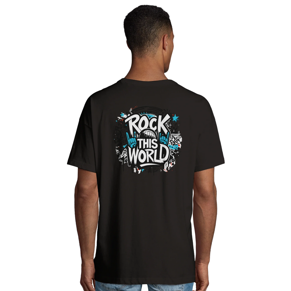 Organic Oversized T-shirt/Born-To-Be-Wild