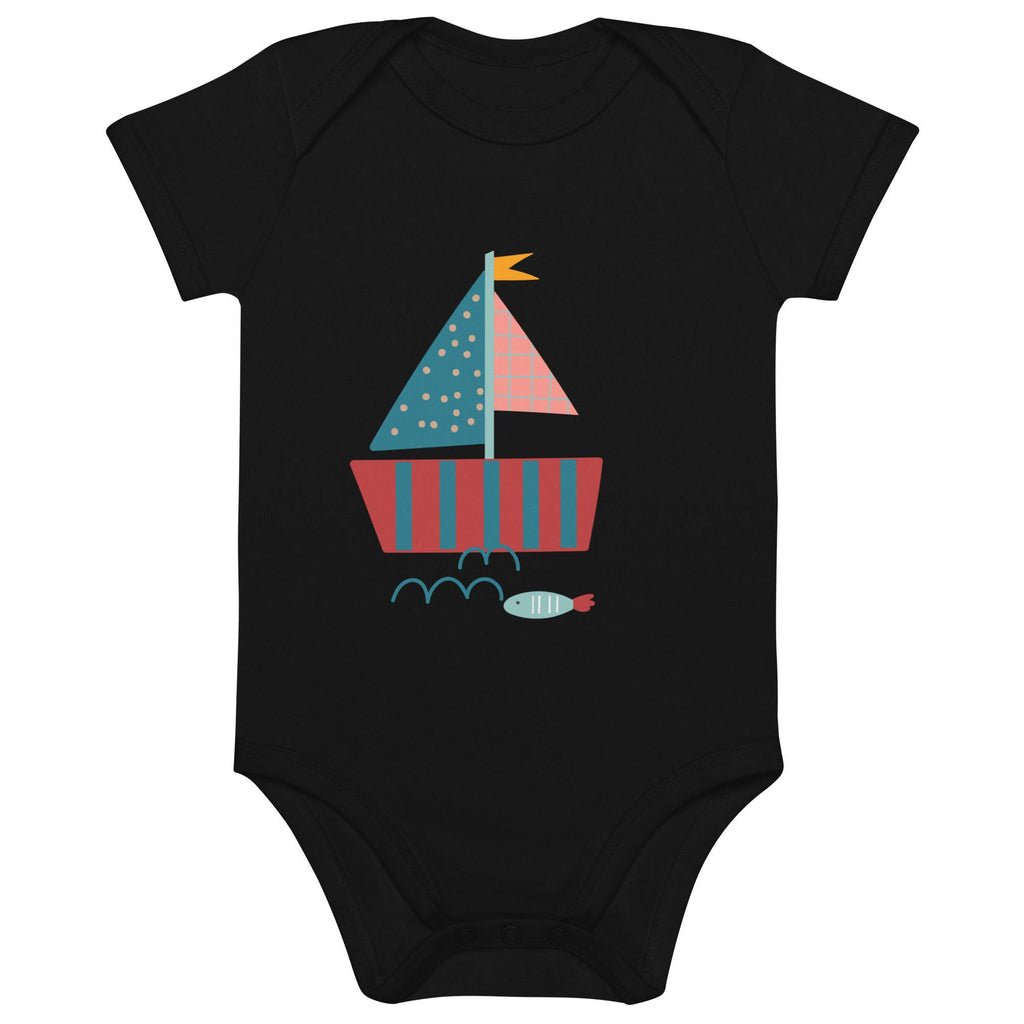 Organic cotton baby bodysuit/Ship