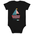Organic cotton baby bodysuit/Ship