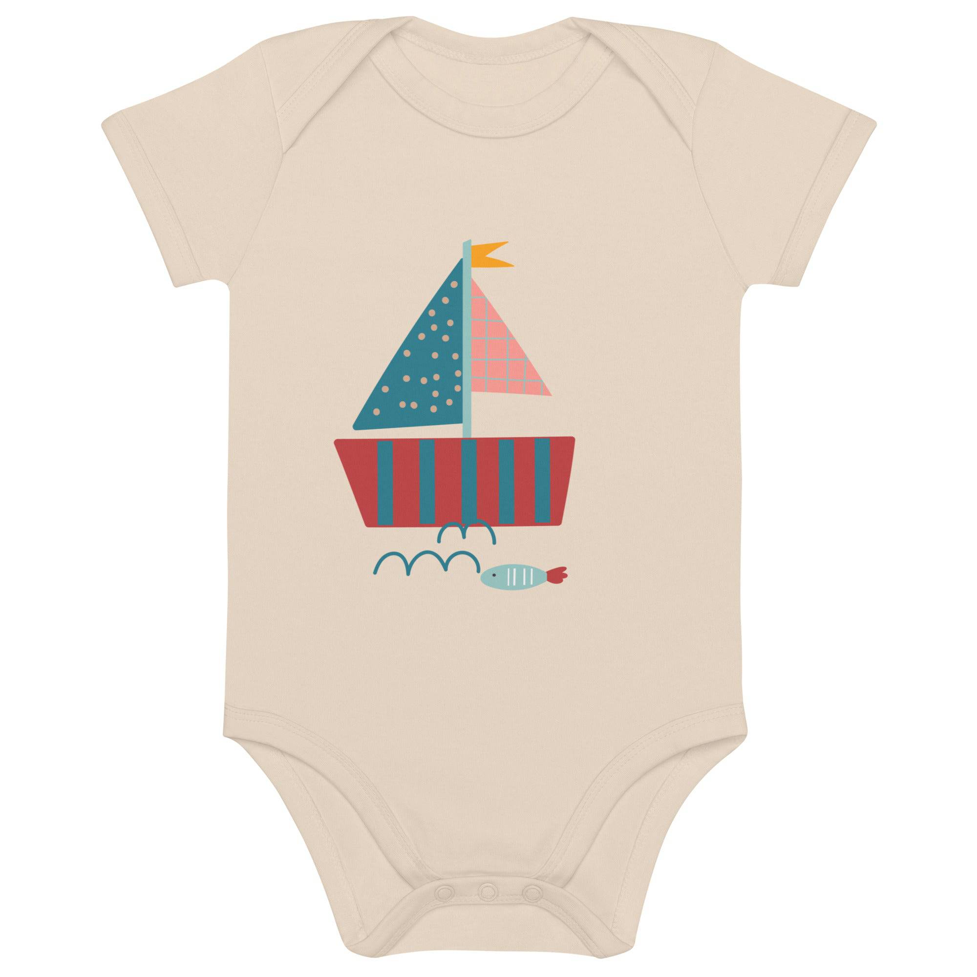 Organic cotton baby bodysuit/Ship