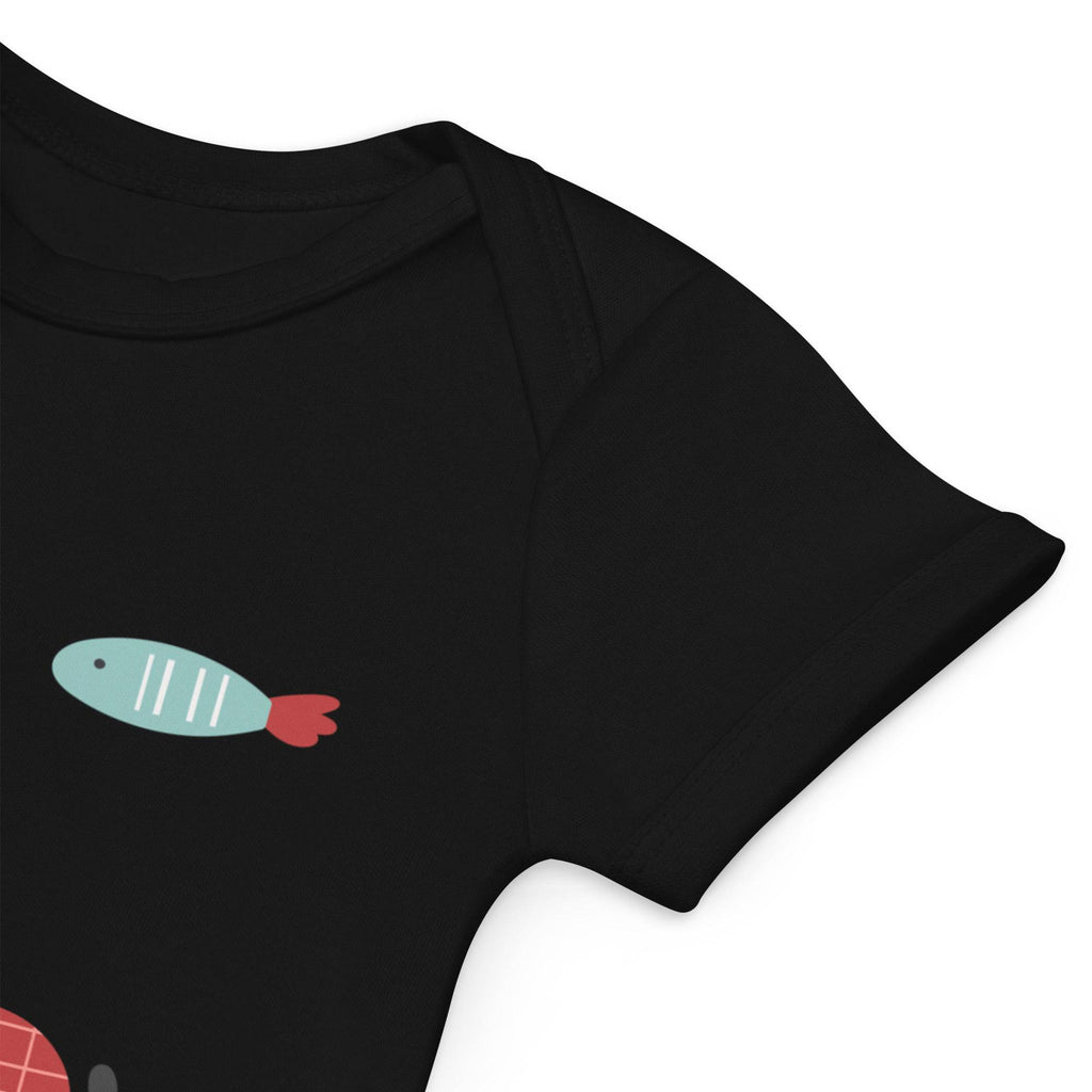 Organic cotton baby bodysuit-Submarine