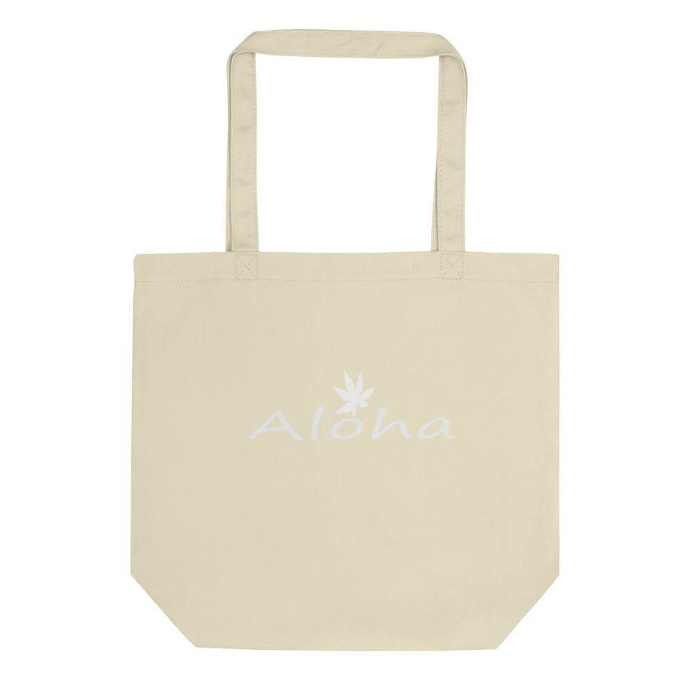 Eco Tote Bag/Aloha White