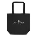 Eco Tote Bag/Aloha White