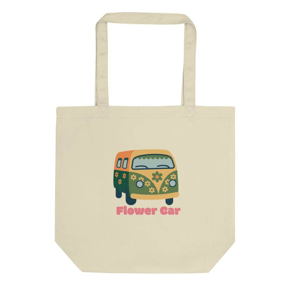 Eco Tote Bag/Flower Car/Personalized