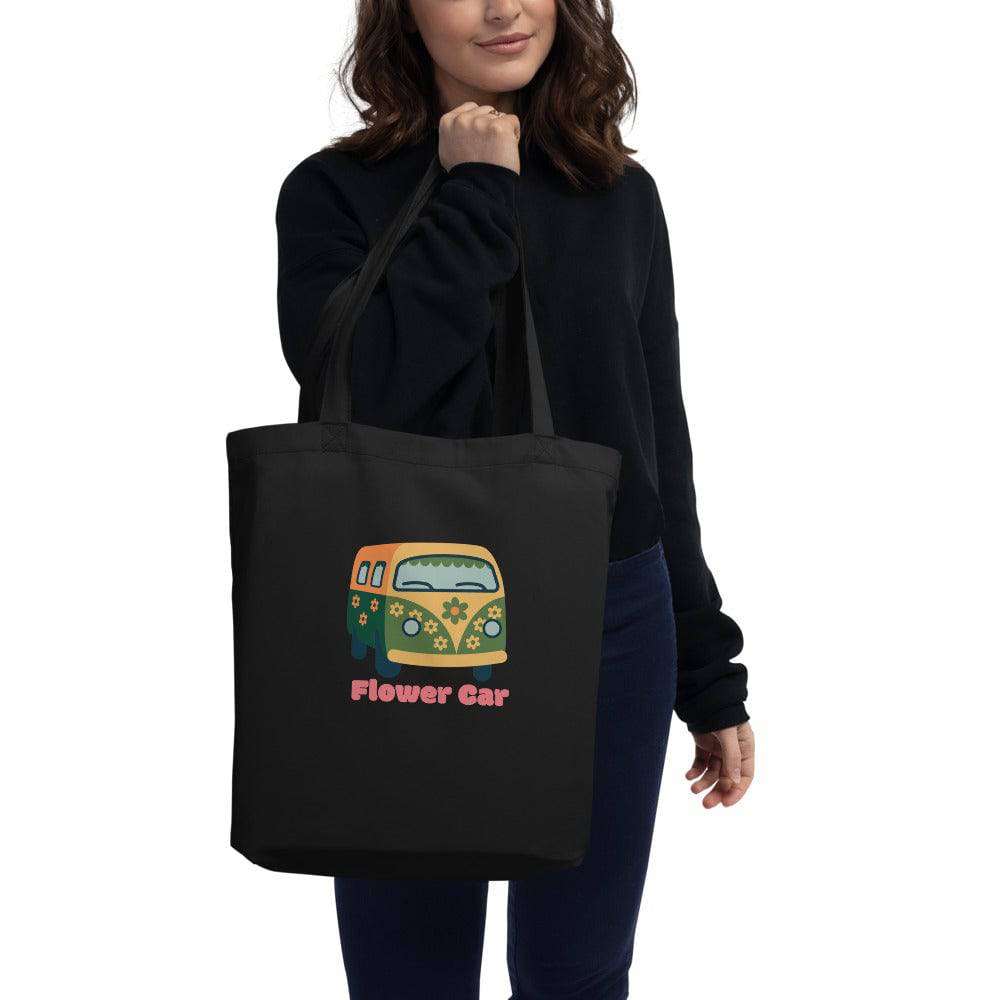 Eco Tote Bag/Flower Car/Personalized