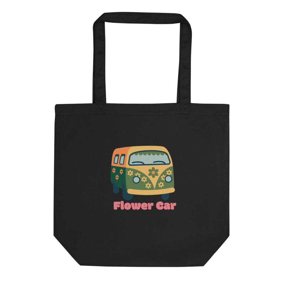 Eco Tote Bag/Flower Car/Personalized