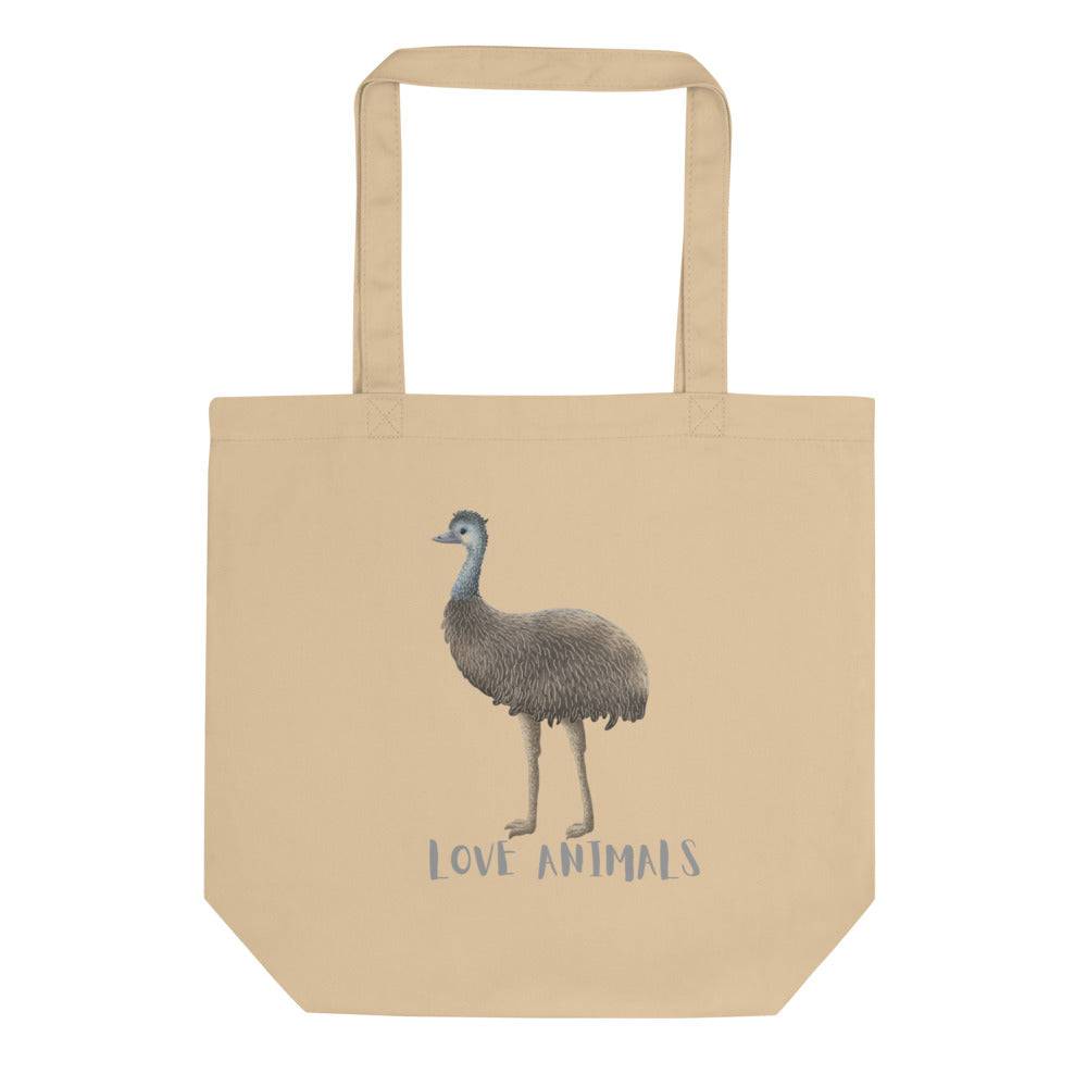 Eco Tote Bag/Love Animals Emu