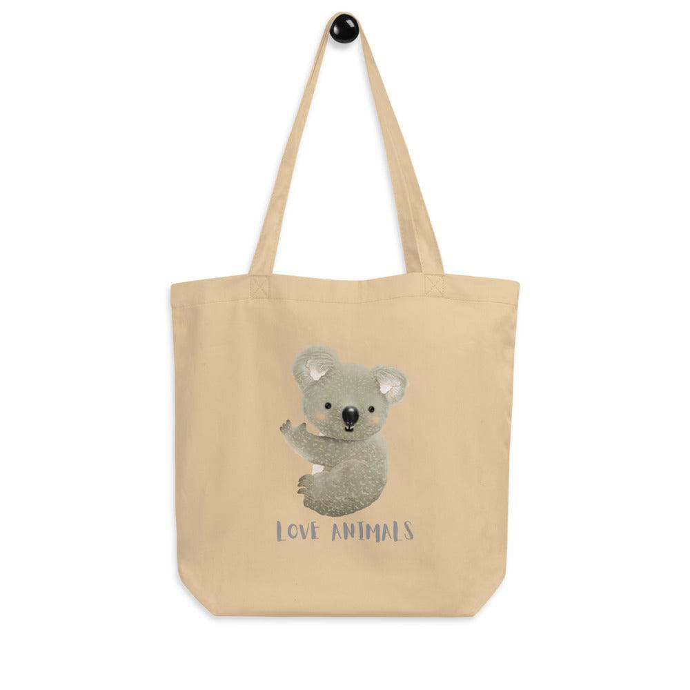 Eco Tote Bag/Love Animals Koala