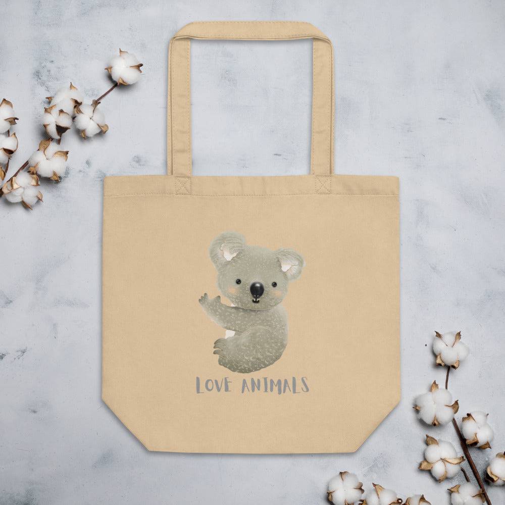 Eco Tote Bag/Love Animals Koala